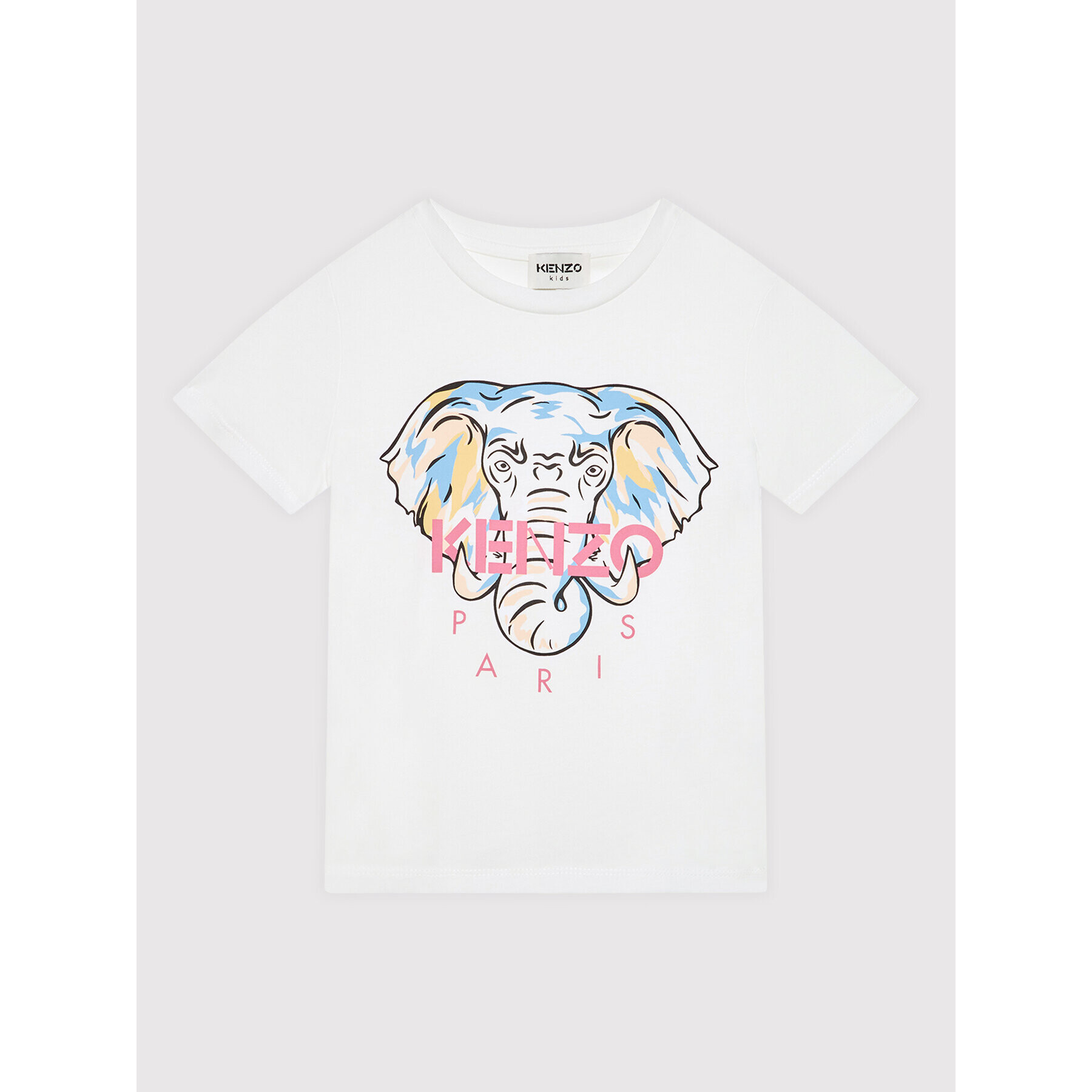 Kenzo Kids Тишърт K15479 Бял Regular Fit - Pepit.bg