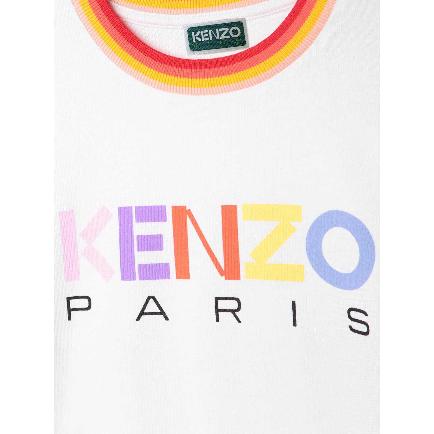 Kenzo Kids Тишърт K15630 S Бял Regular Fit - Pepit.bg