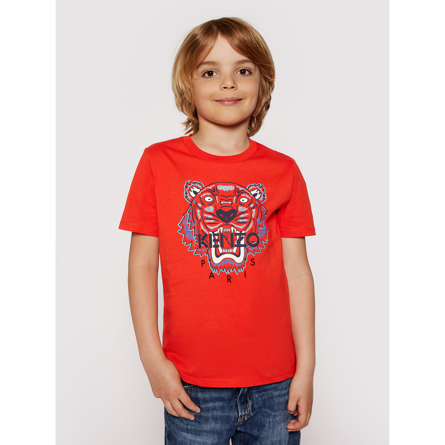 Kenzo Kids Тишърт K25100 S Червен Regular Fit - Pepit.bg