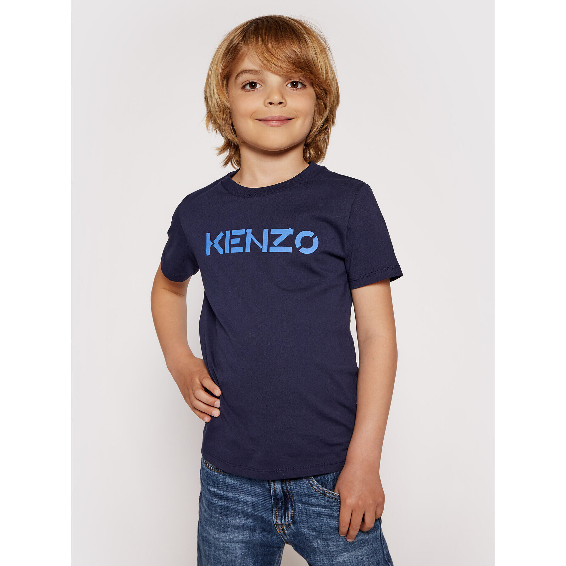 Kenzo Kids Тишърт K25111 S Тъмносин Regular Fit - Pepit.bg