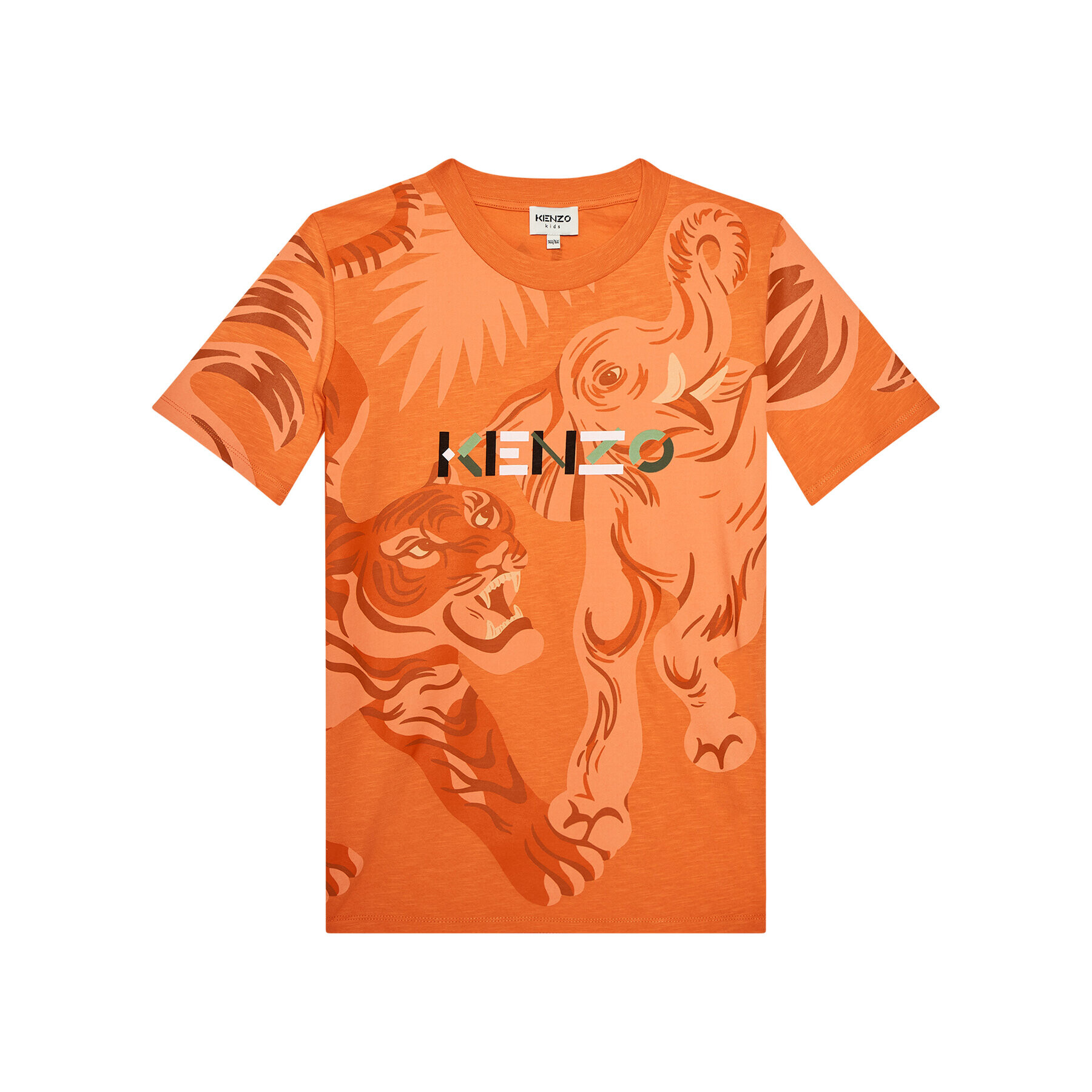 Kenzo Kids Тишърт K25118 S Оранжев Regular Fit - Pepit.bg