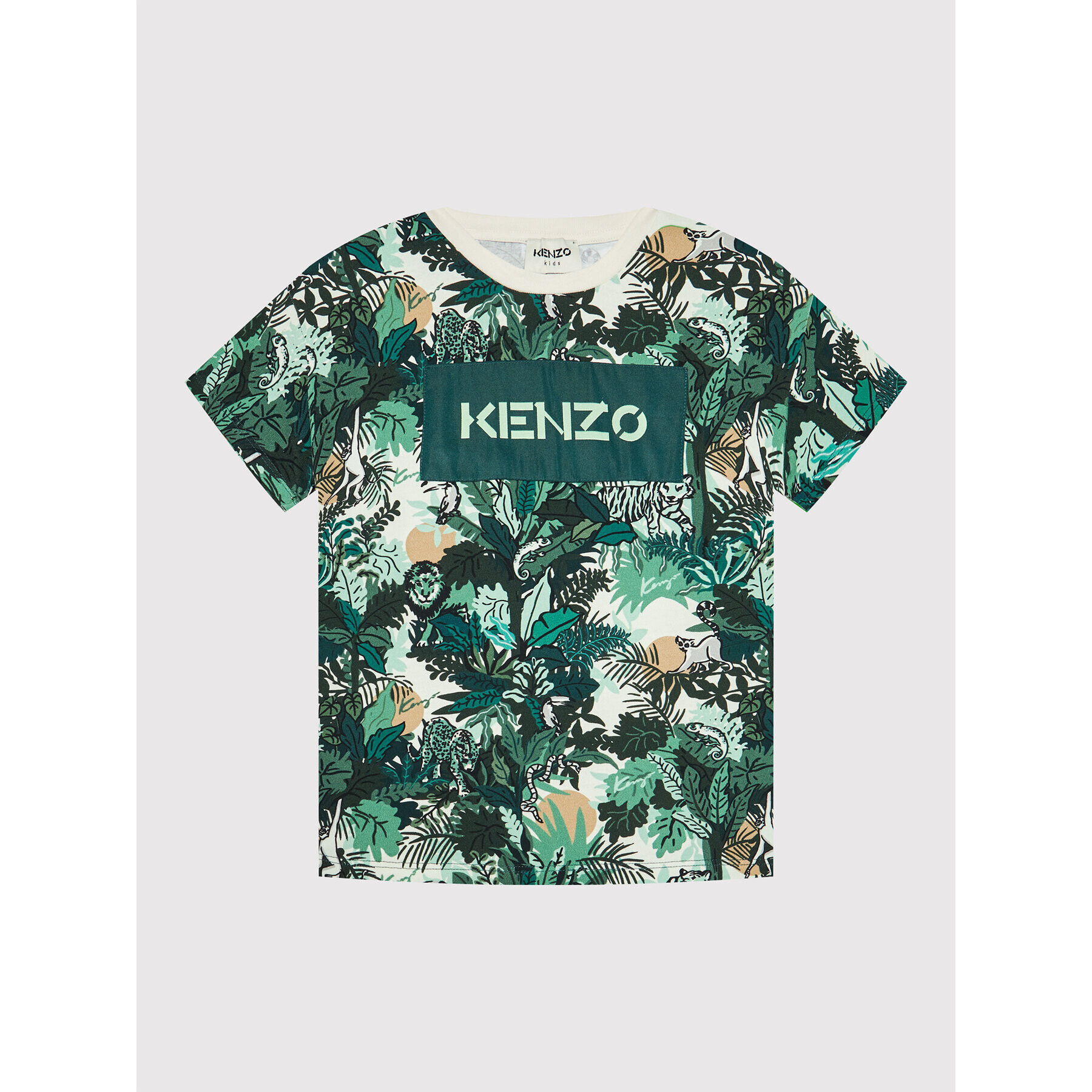 Kenzo Kids Тишърт K25189 Зелен Regular Fit - Pepit.bg