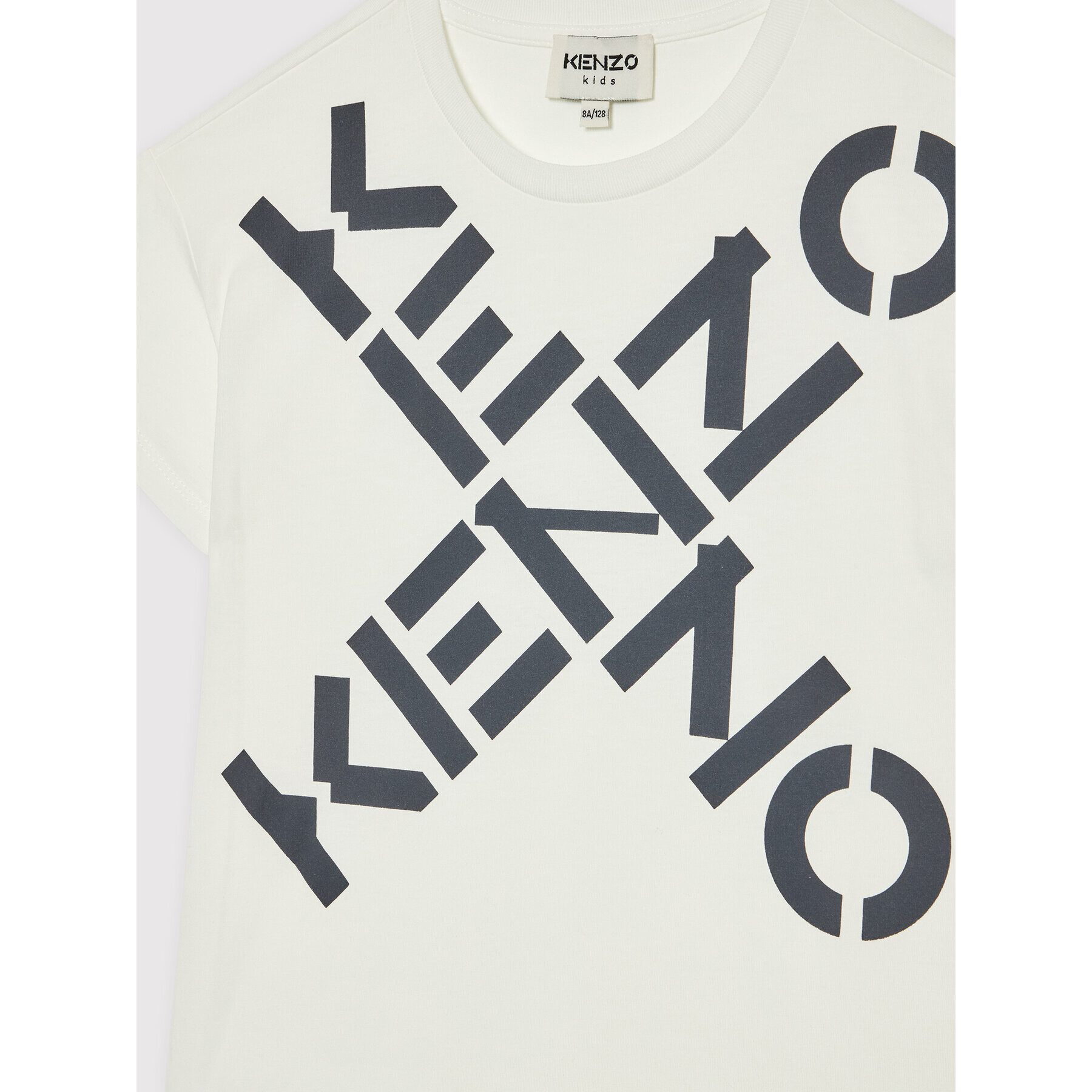 Kenzo Kids Тишърт K25628 Бял Regular Fit - Pepit.bg