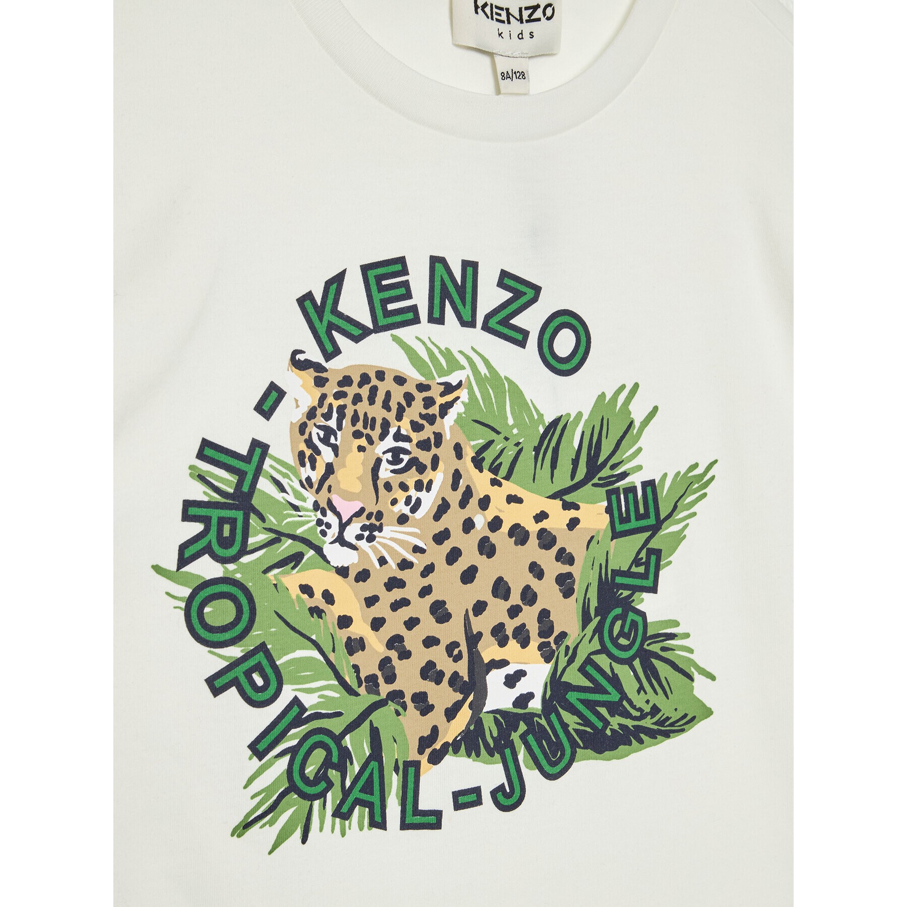 Kenzo Kids Тишърт K25640 M Бял Regular Fit - Pepit.bg