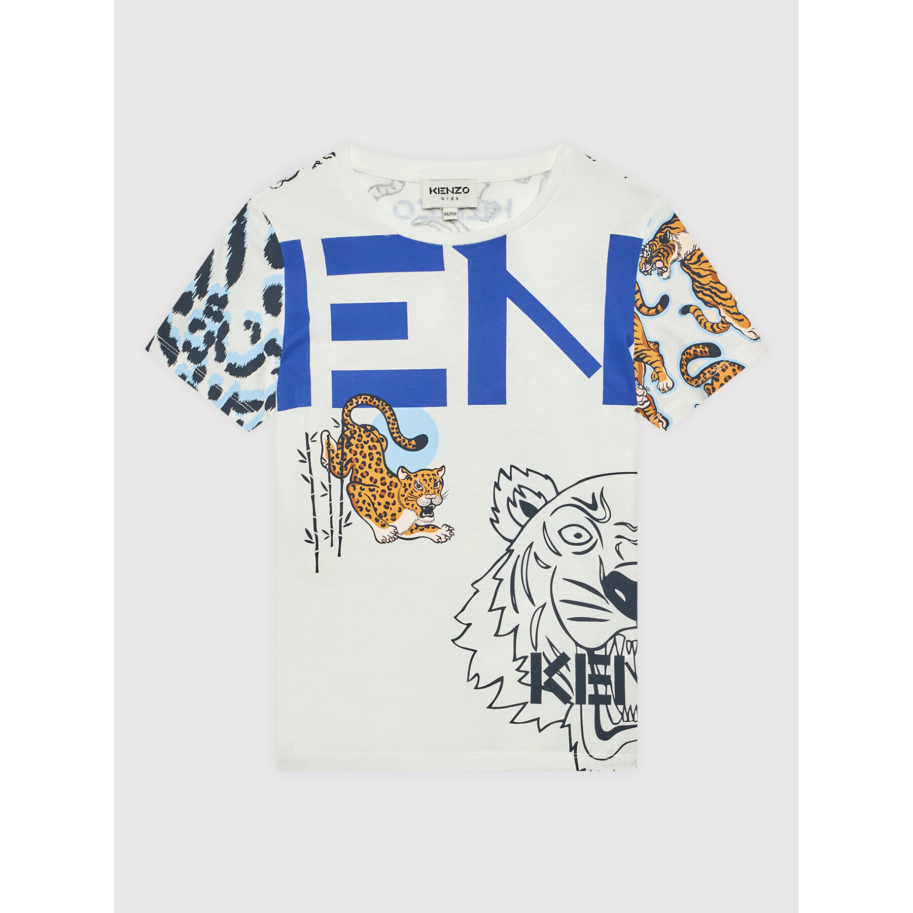 Kenzo Kids Тишърт K25645 M Бял Regular Fit - Pepit.bg