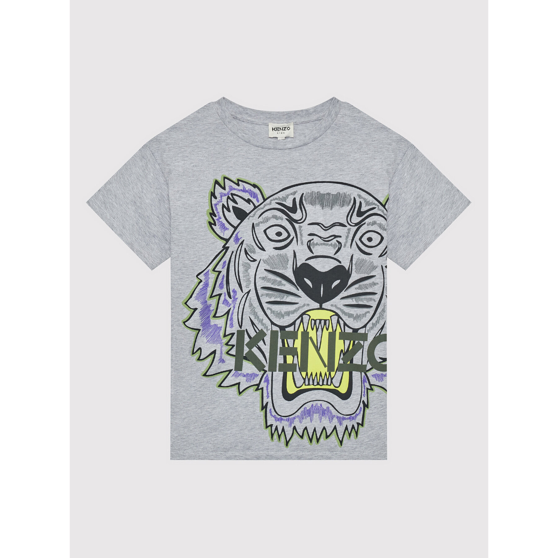 Kenzo Kids Тишърт K25670 D Сив Regular Fit - Pepit.bg