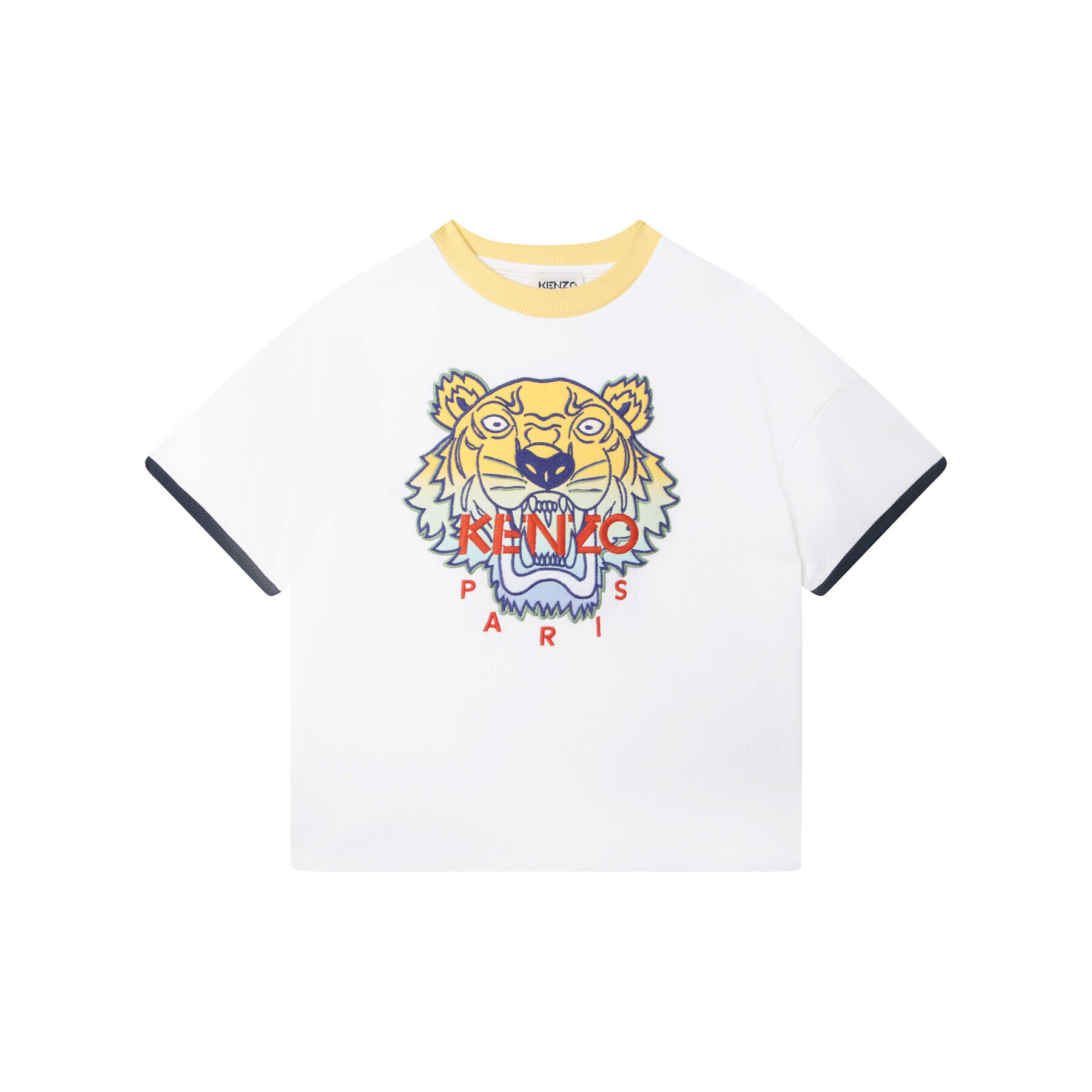 Kenzo Kids Тишърт K25804 M Бял Regular Fit - Pepit.bg