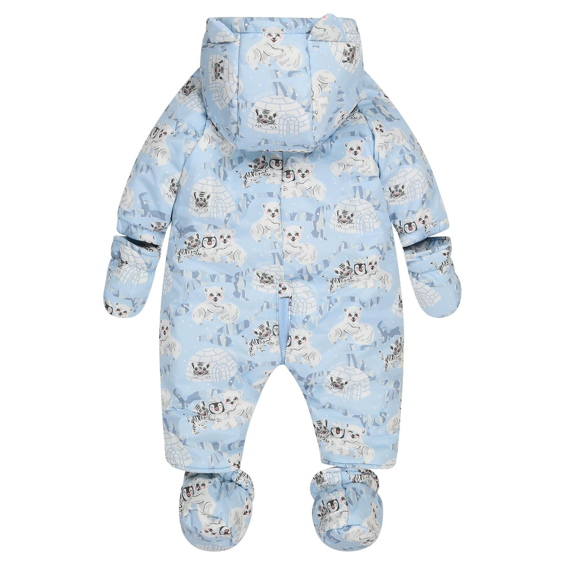 Kenzo Kids Зимен детски гащеризон K96006 Син Regular Fit - Pepit.bg