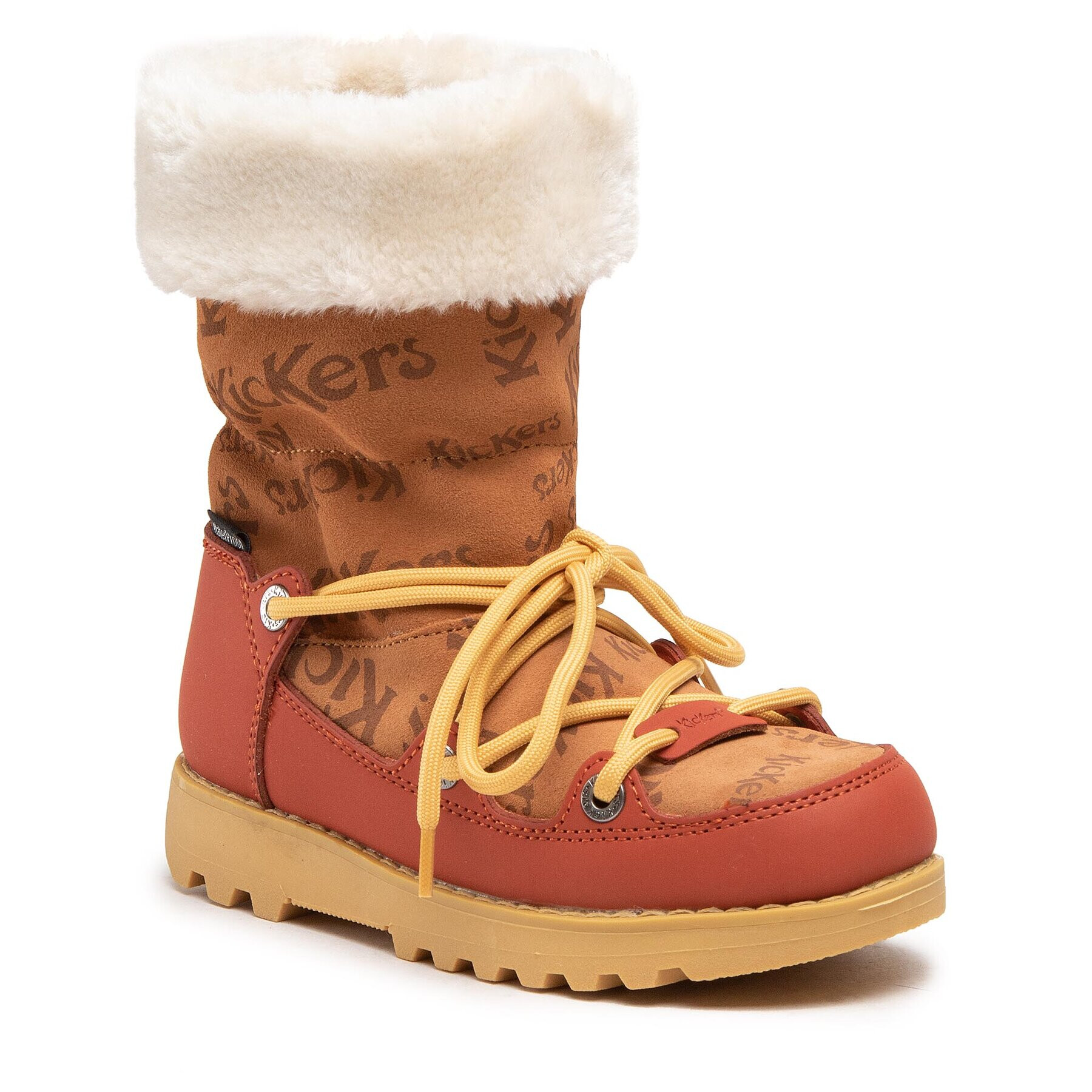 Kickers Ботуши Kickneosnow Kid 911531-30 S Кафяв - Pepit.bg