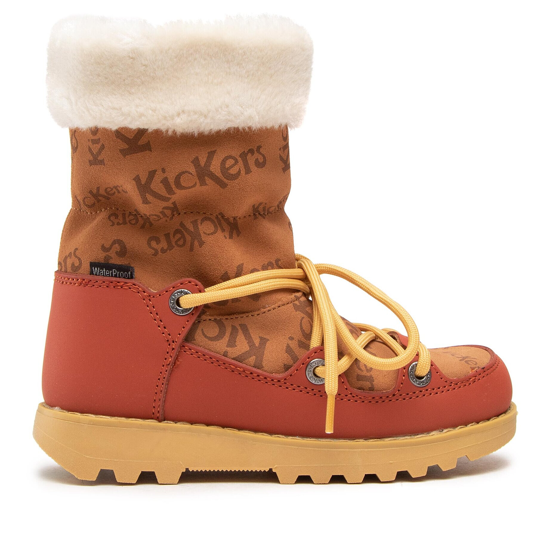 Kickers Ботуши Kickneosnow Kid 911531-30 S Кафяв - Pepit.bg