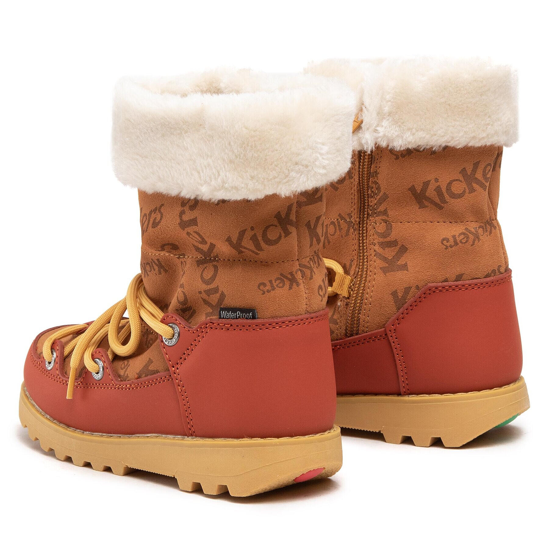Kickers Ботуши Kickneosnow Kid 911531-30 S Кафяв - Pepit.bg