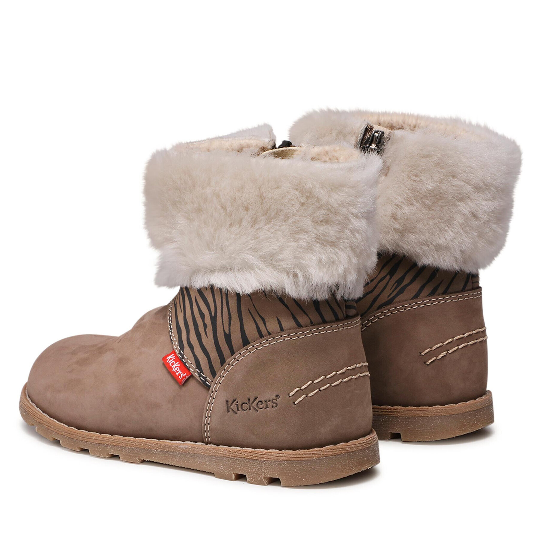 Kickers Ботуши Nonofur 878681-10-113 S Кафяв - Pepit.bg