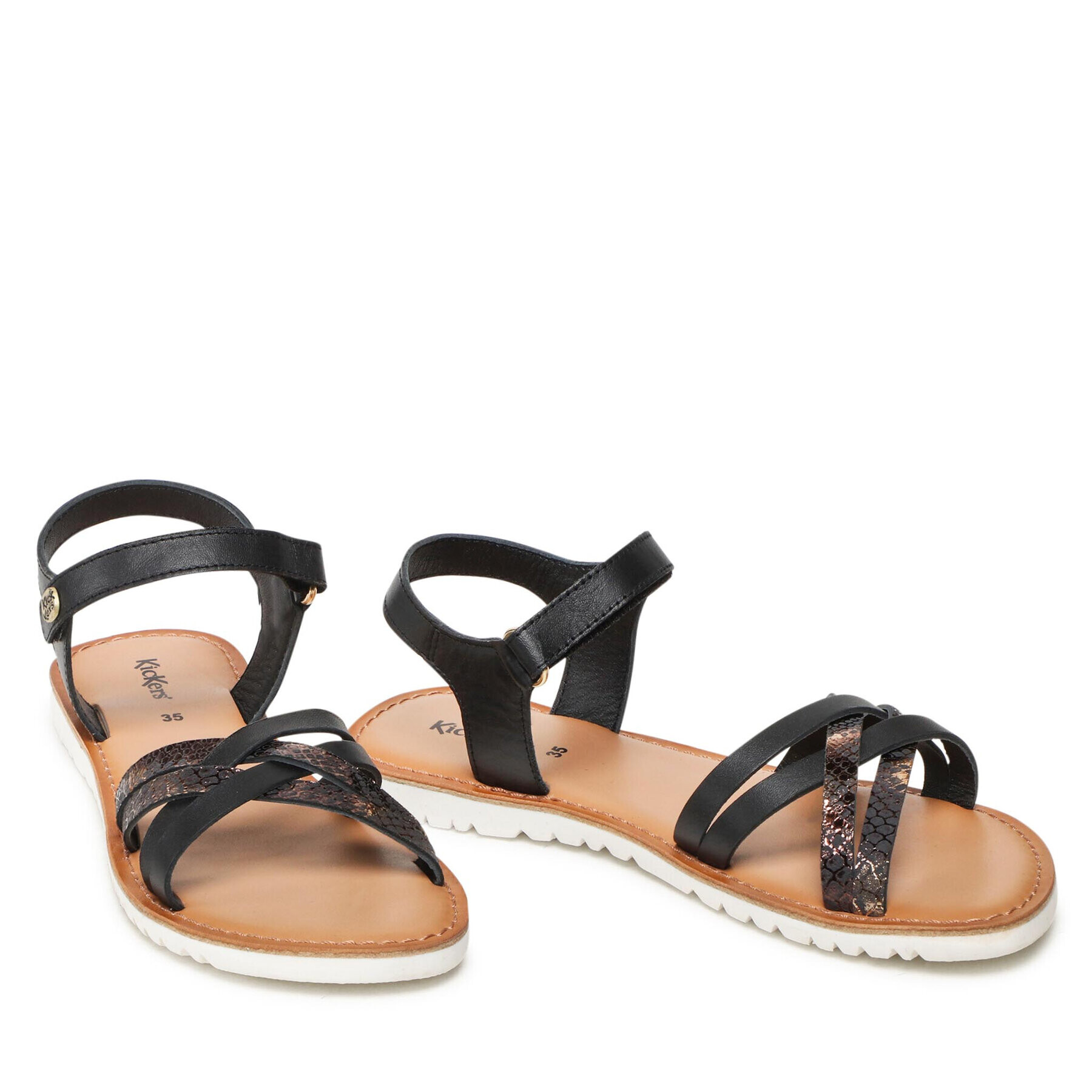 Kickers Сандали Betternew 858654-30 D Черен - Pepit.bg