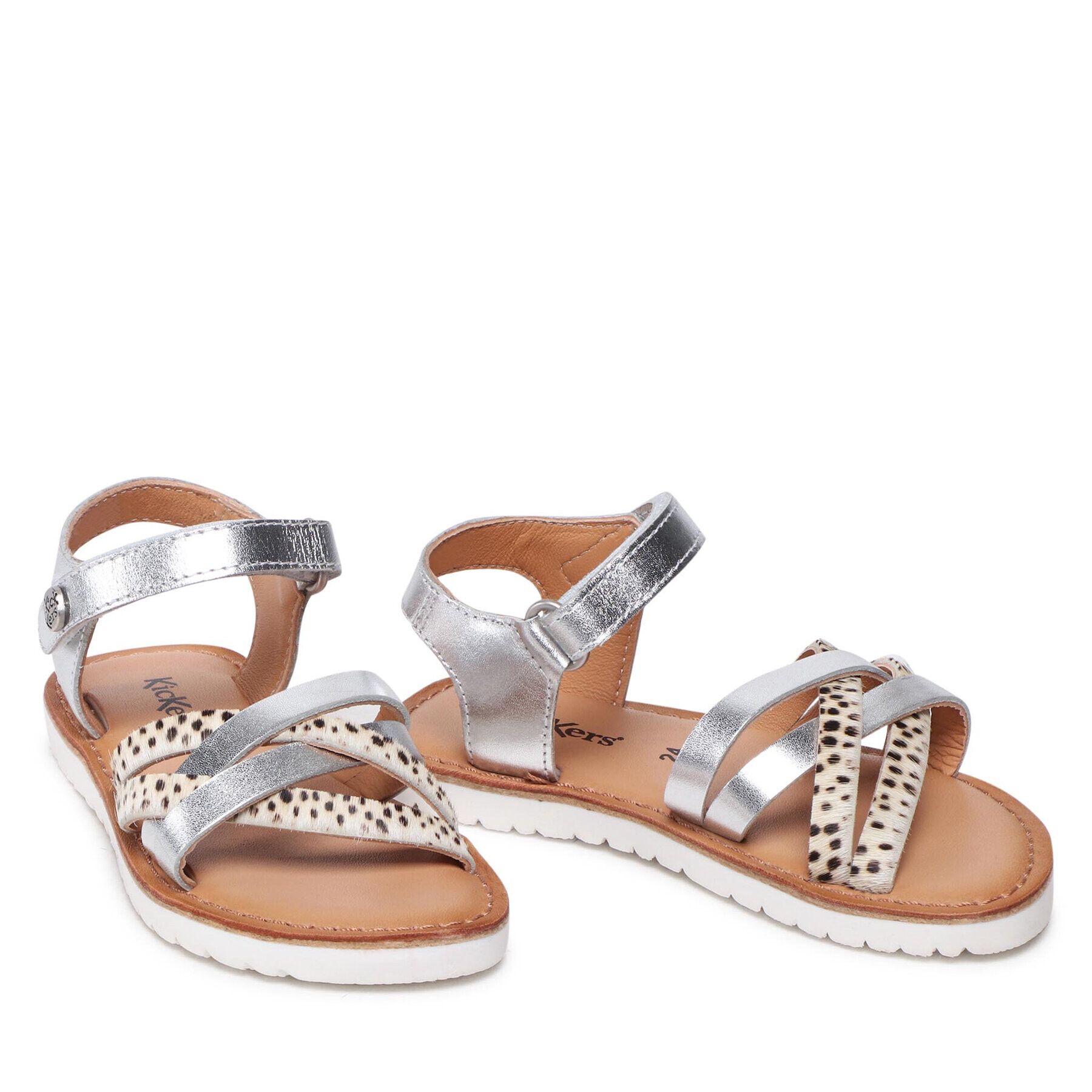 Kickers Сандали Betternew 858655-30 M Сребрист - Pepit.bg