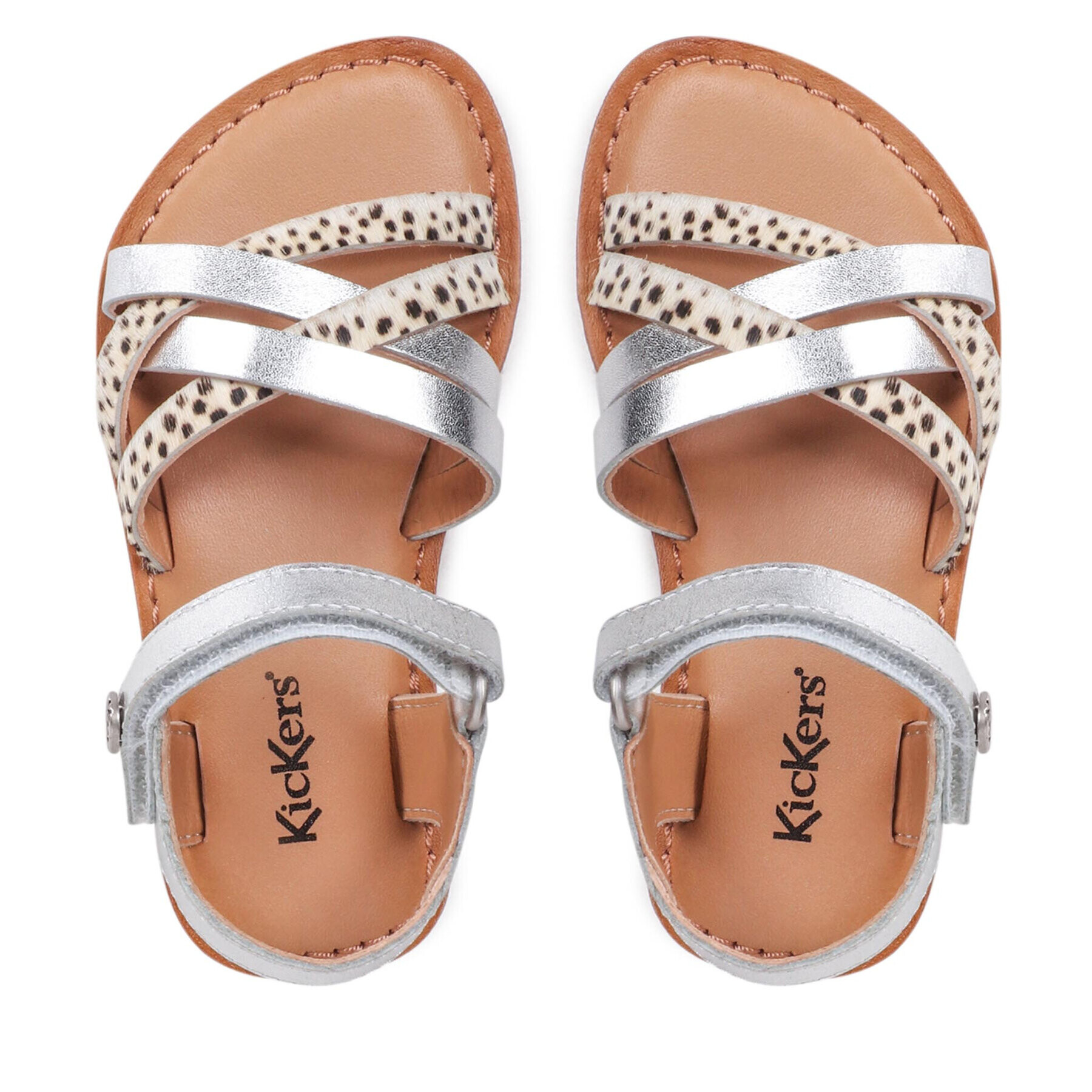 Kickers Сандали Betternew 858655-30 M Сребрист - Pepit.bg
