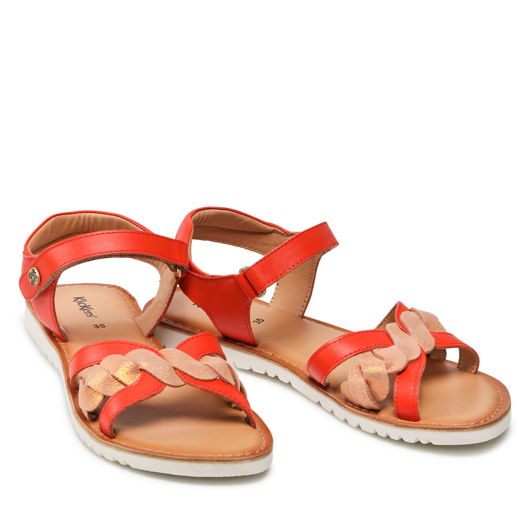Kickers Сандали Betty 694793-30 D Оранжев - Pepit.bg
