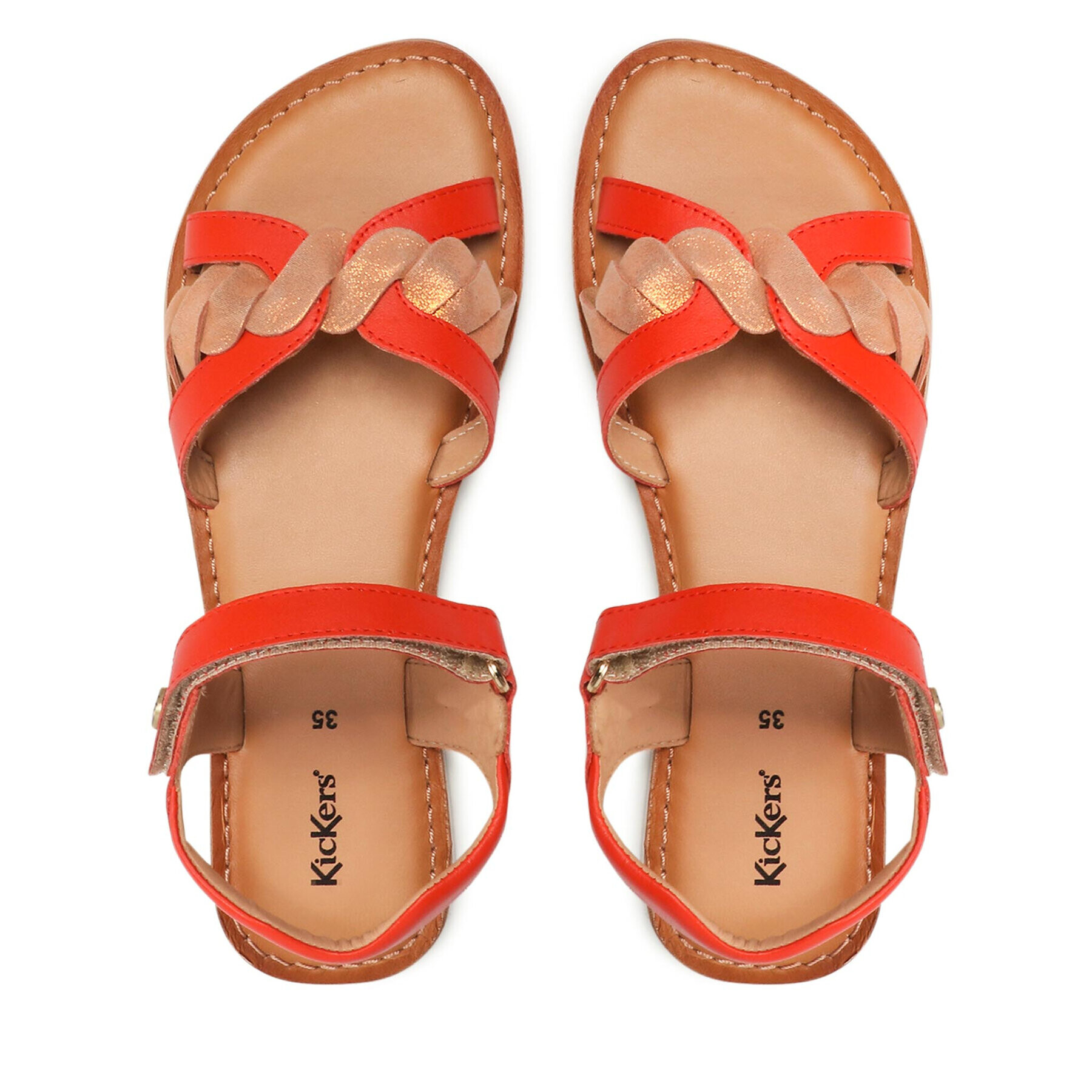 Kickers Сандали Betty 694793-30 D Оранжев - Pepit.bg
