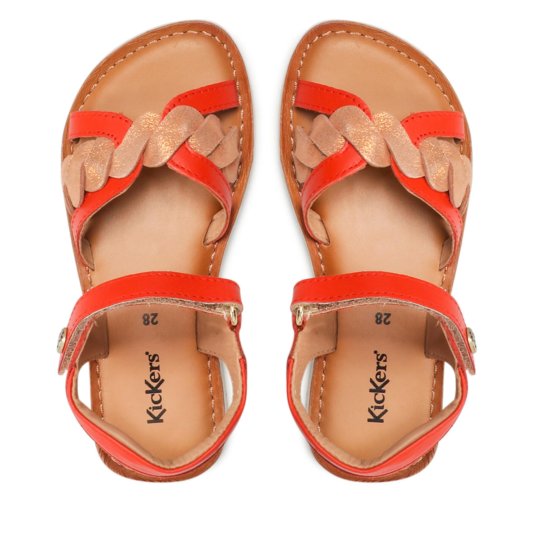 Kickers Сандали Betty 694793-30 S Оранжев - Pepit.bg