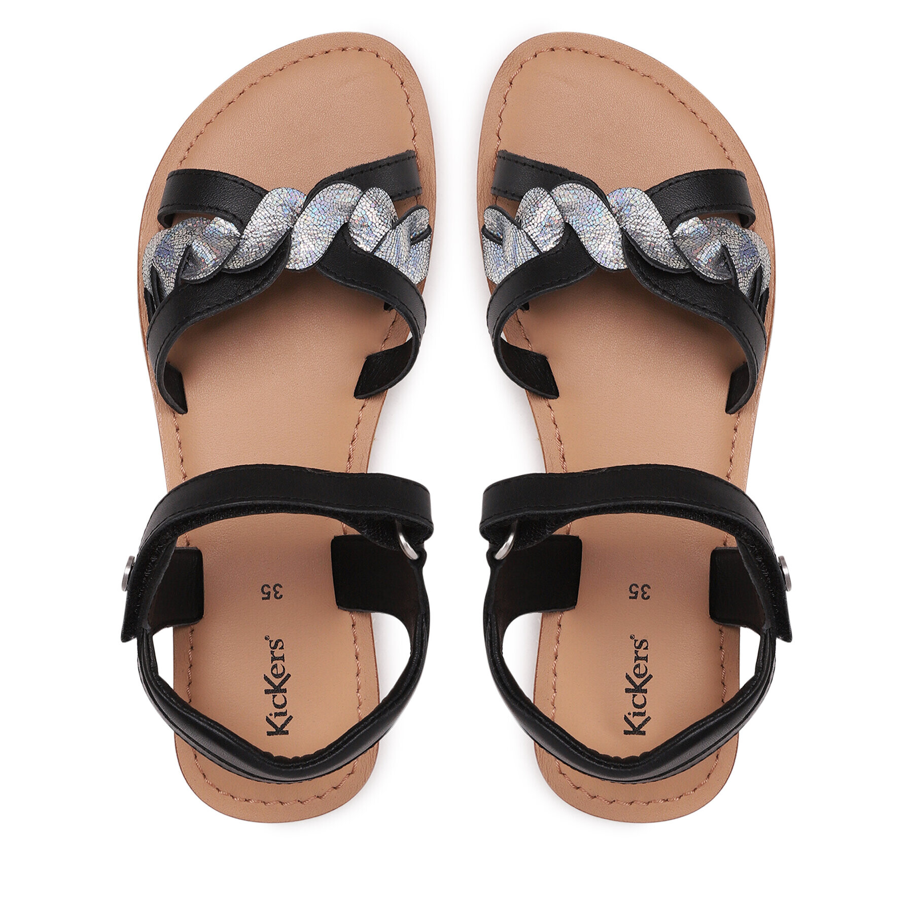 Kickers Сандали Betty KI-694796-30 D Черен - Pepit.bg