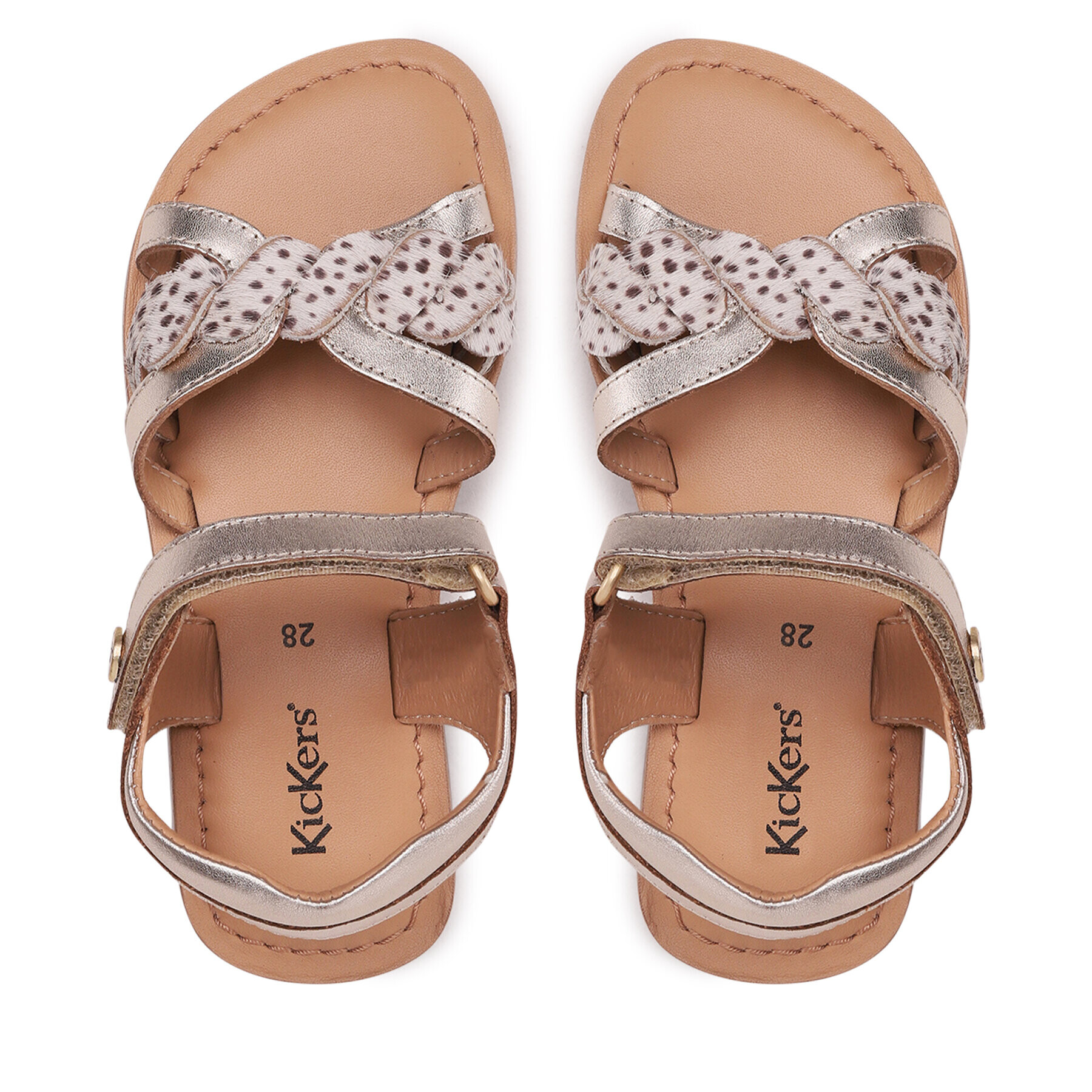 Kickers Сандали Betty KI-694798-30 S Златист - Pepit.bg