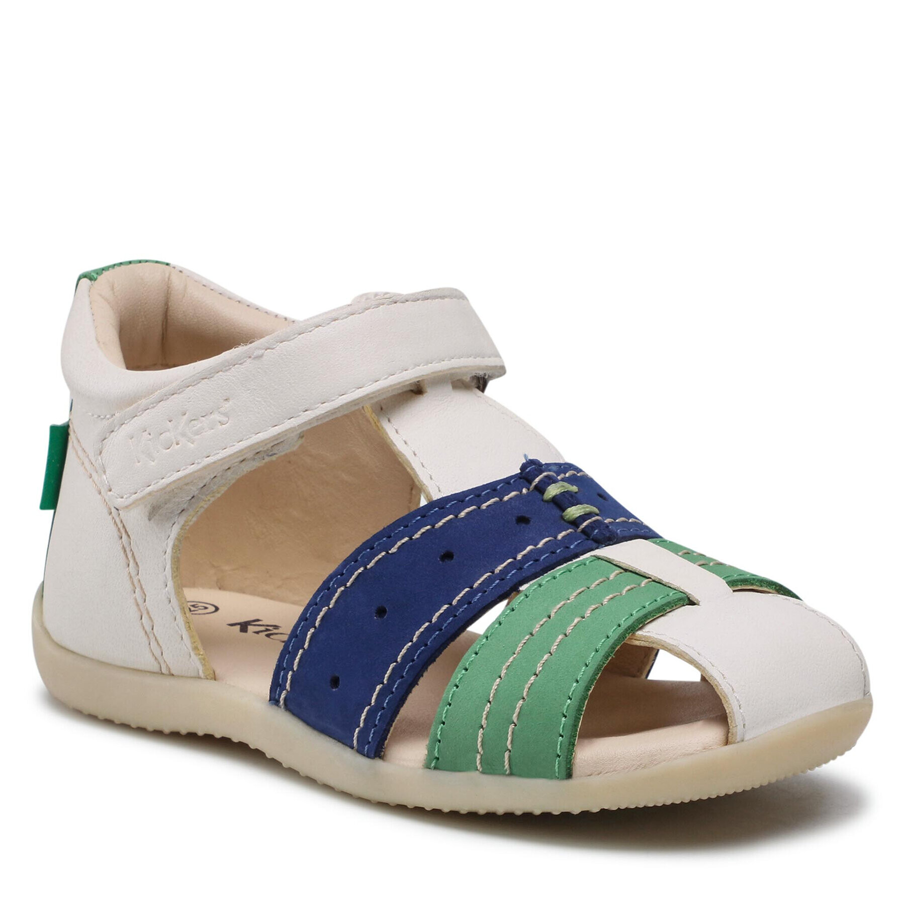Kickers Сандали Bigbazar-2 785422-10-32 S Бял - Pepit.bg