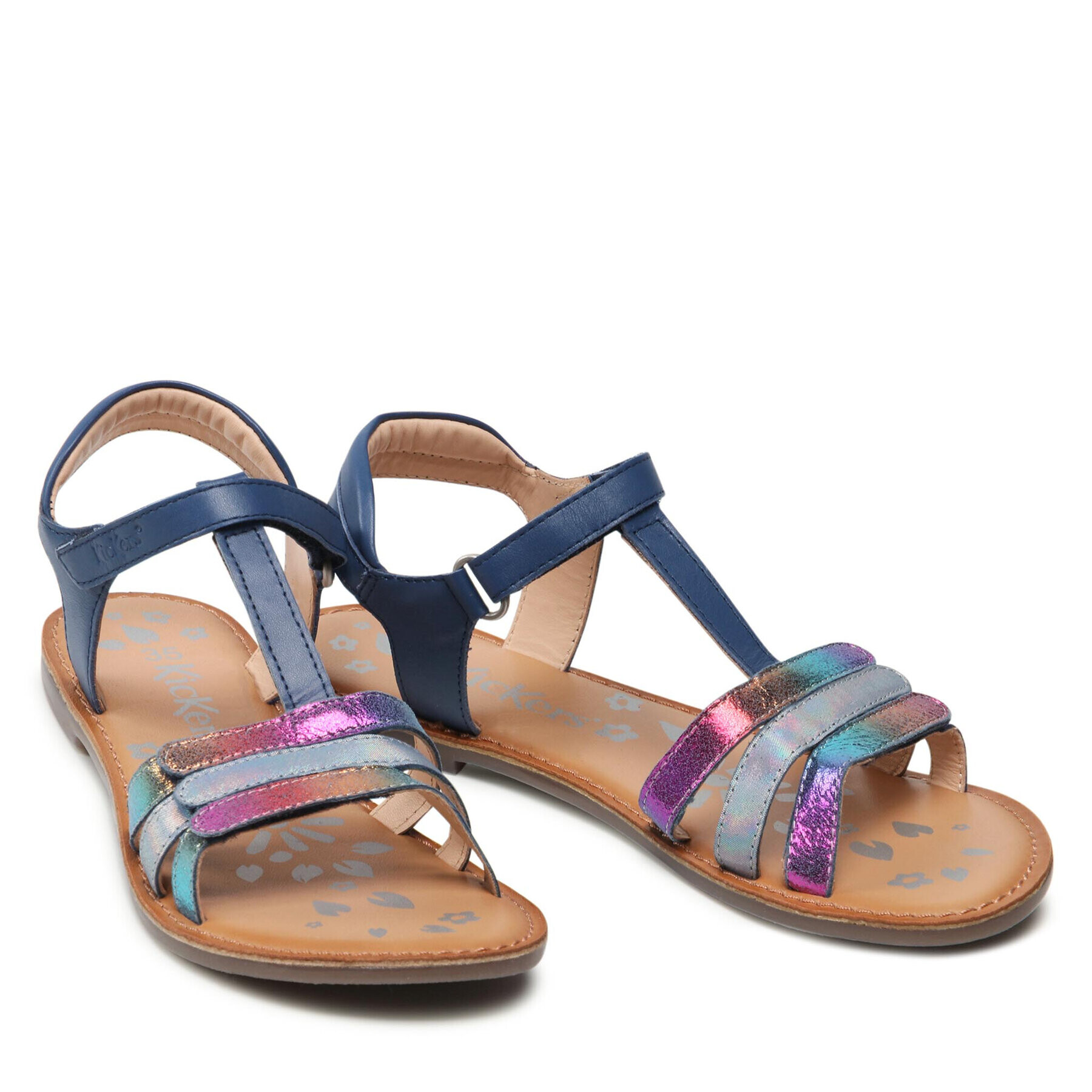 Kickers Сандали Diamanto 895211-30-51 D Тъмносин - Pepit.bg