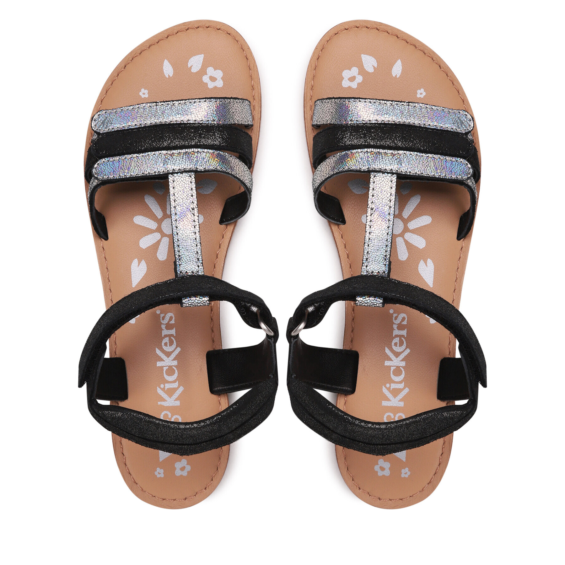 Kickers Сандали Diamanto 895215-30 D Черен - Pepit.bg