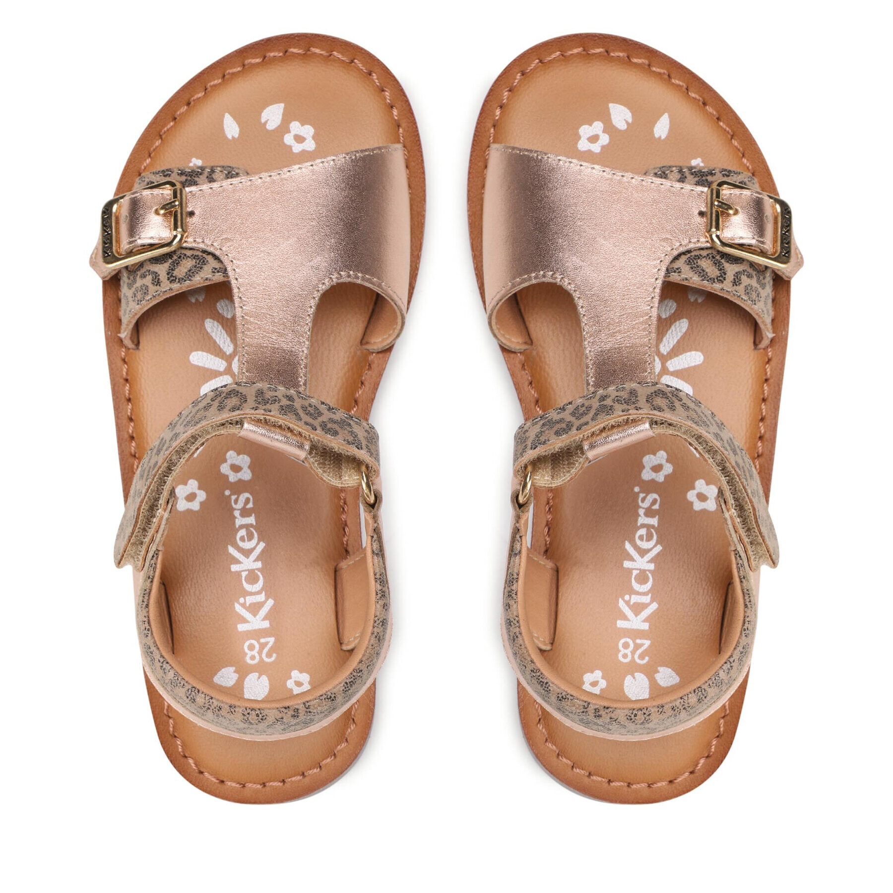 Kickers Сандали Diazz 784453-10 D Златист - Pepit.bg