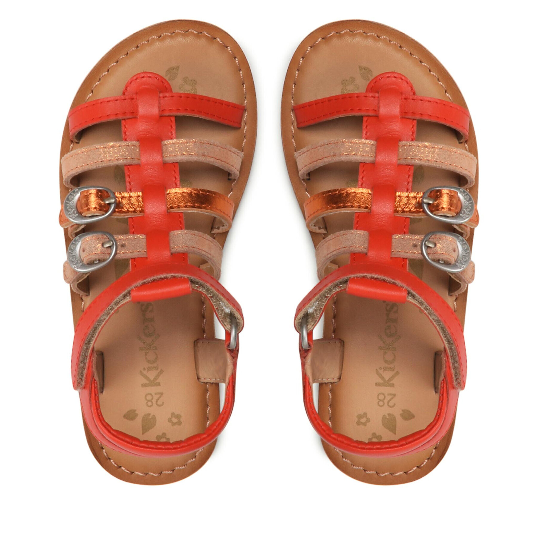 Kickers Сандали Diveta 894652-30 D Оранжев - Pepit.bg