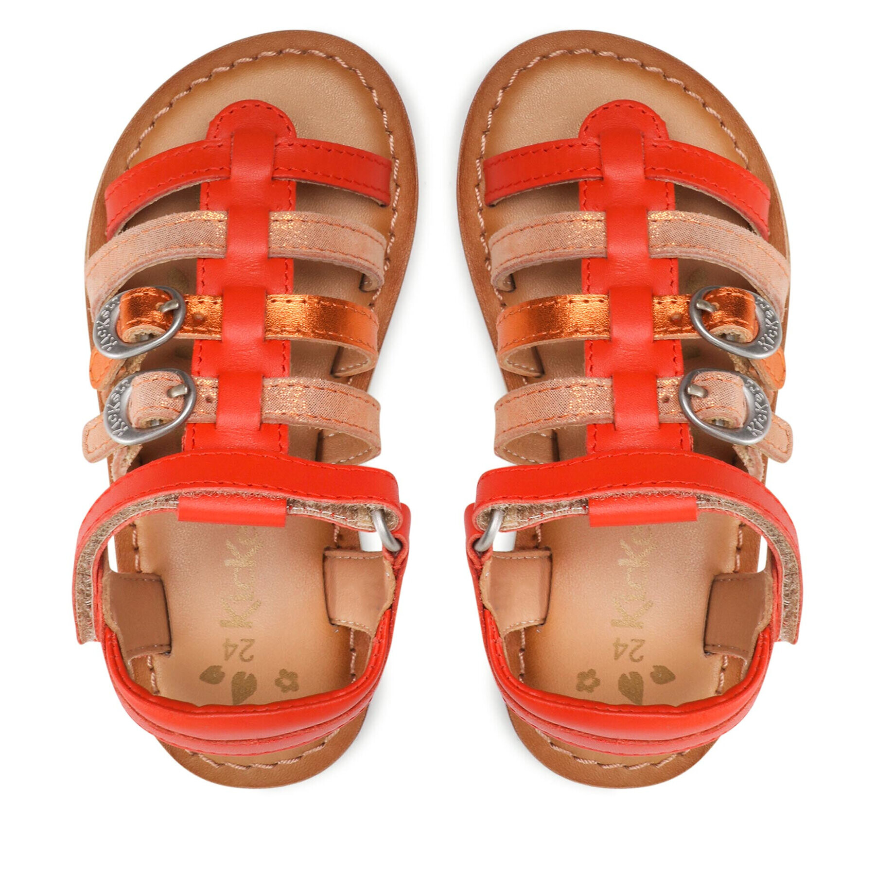 Kickers Сандали Diveta 894652-30 S Оранжев - Pepit.bg