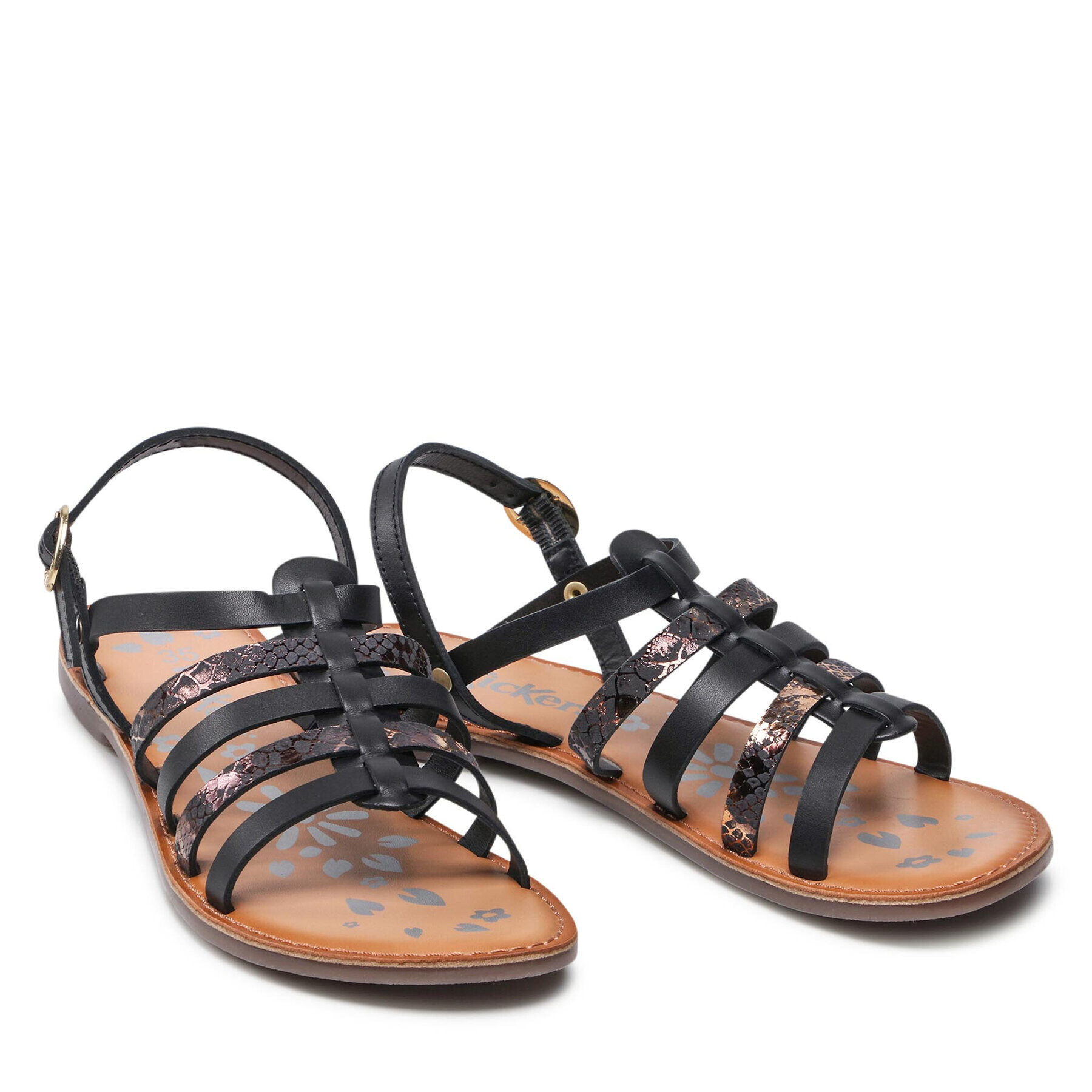 Kickers Сандали Dixon 695577-30-82 D Черен - Pepit.bg