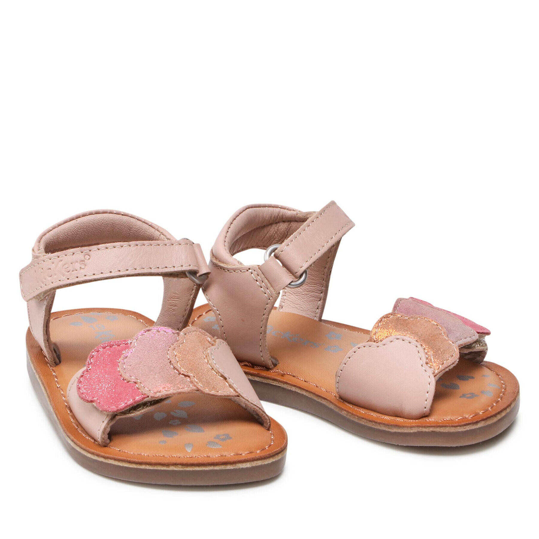 Kickers Сандали Dyastar 858581-10 M Розов - Pepit.bg