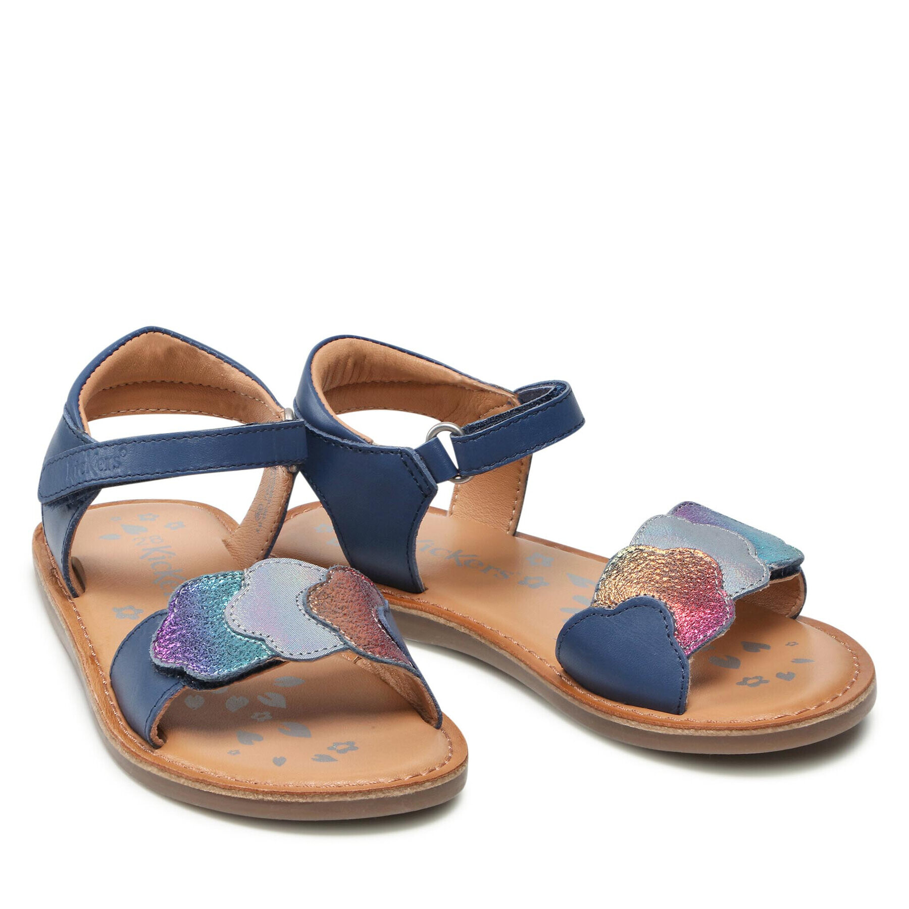 Kickers Сандали Dyastar 858583-30 D Тъмносин - Pepit.bg
