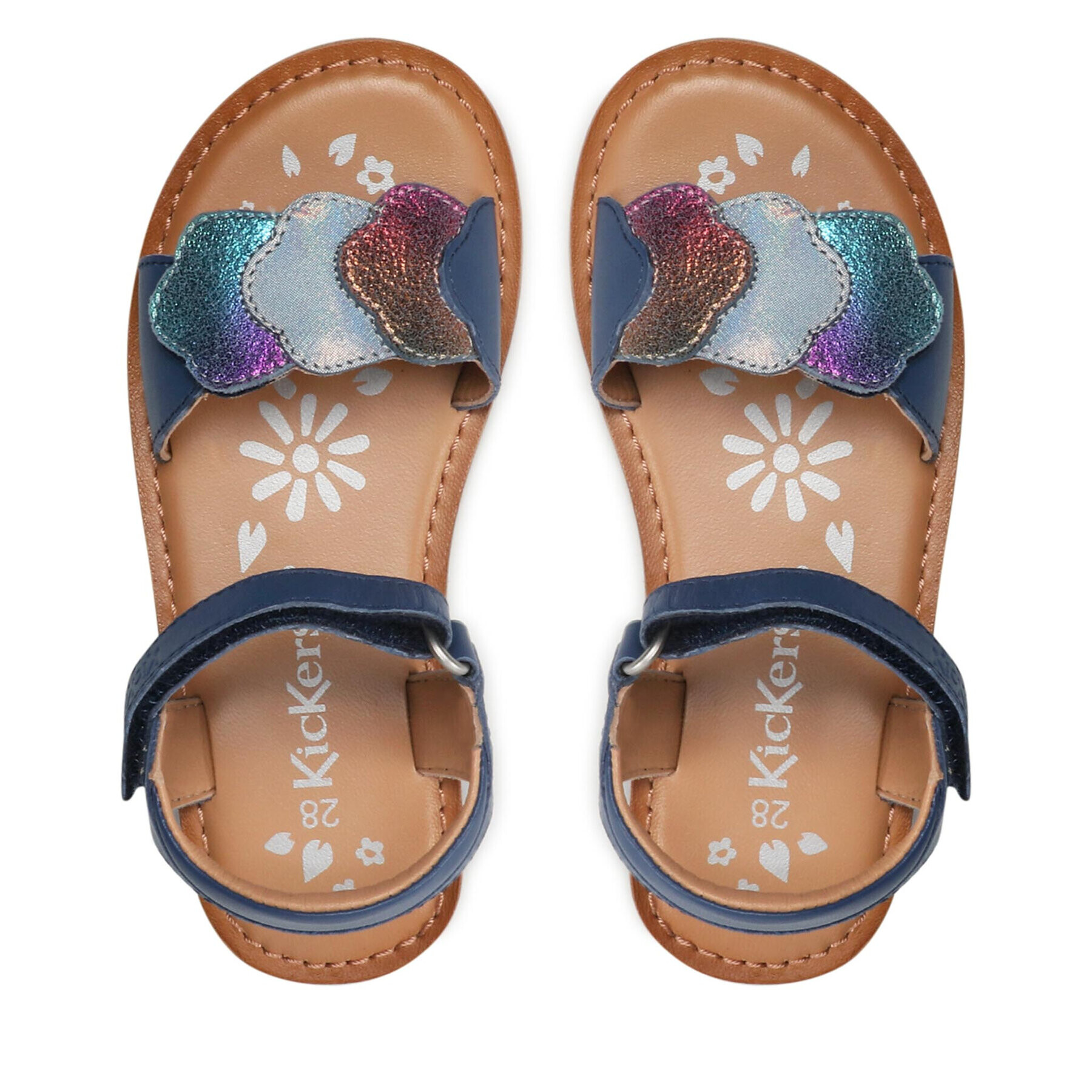 Kickers Сандали Dyastar 858583-30 D Тъмносин - Pepit.bg