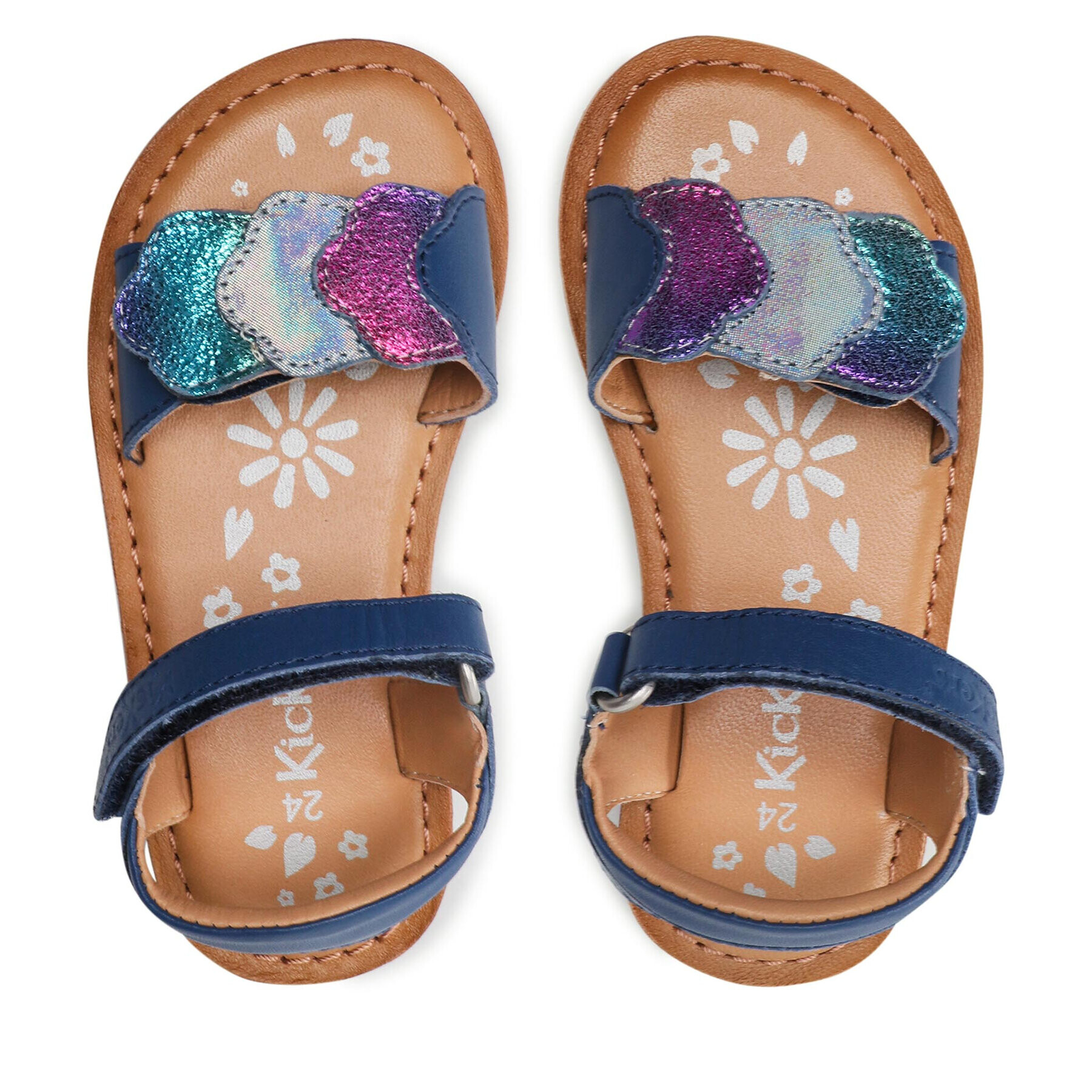 Kickers Сандали Dyastar 858583-30 S Тъмносин - Pepit.bg