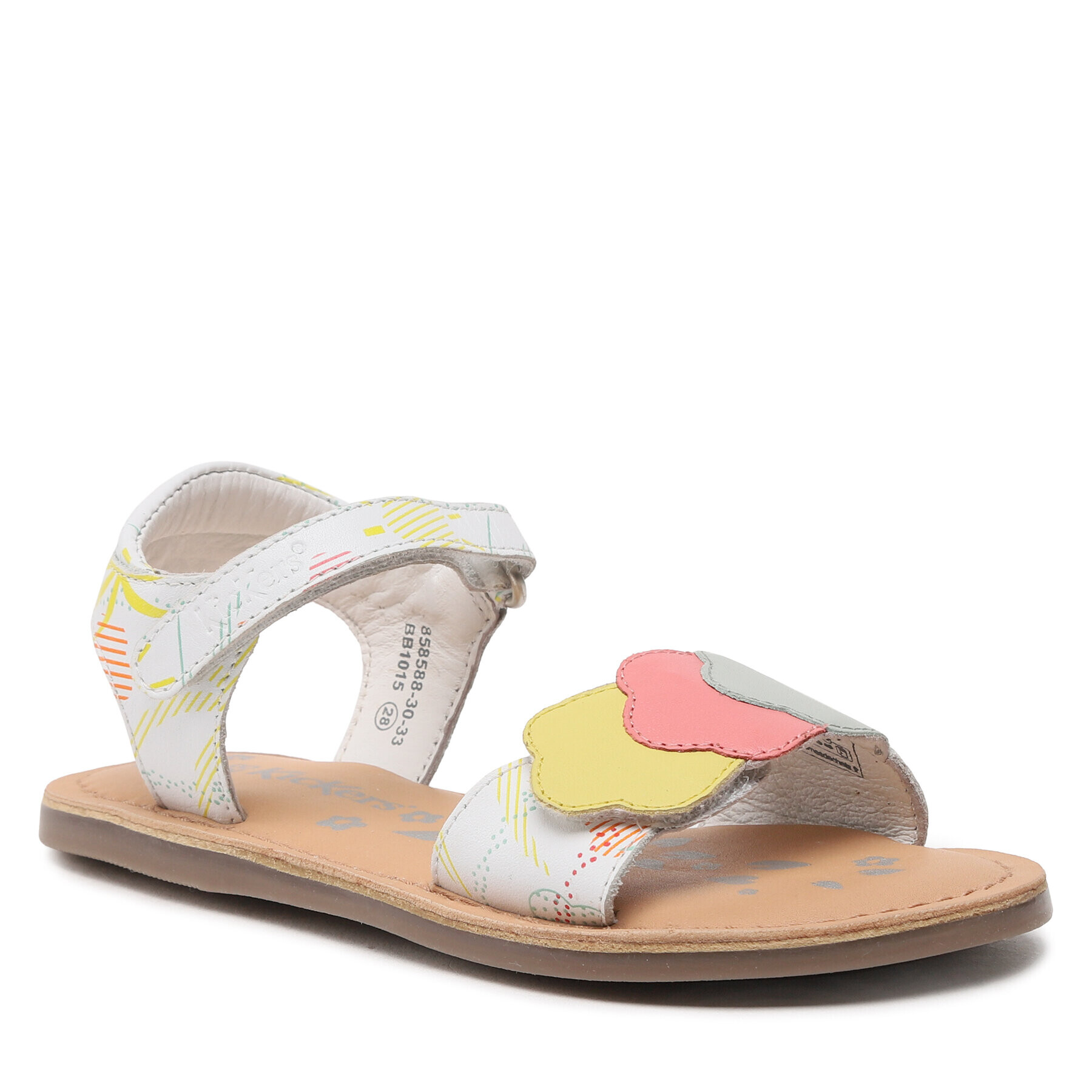 Kickers Сандали Dyastar 858588-30 D Бял - Pepit.bg