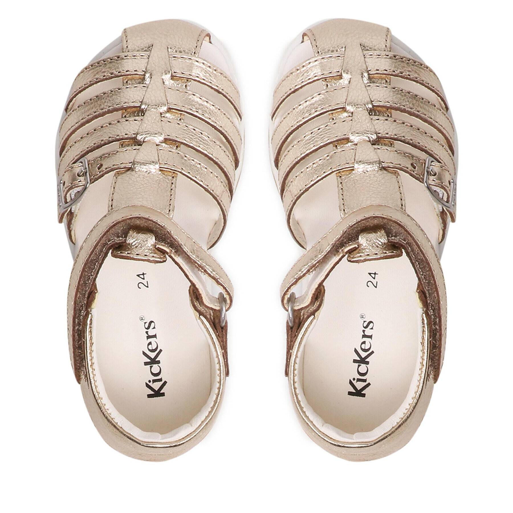 Kickers Сандали Gyana 894670-10 S Златист - Pepit.bg