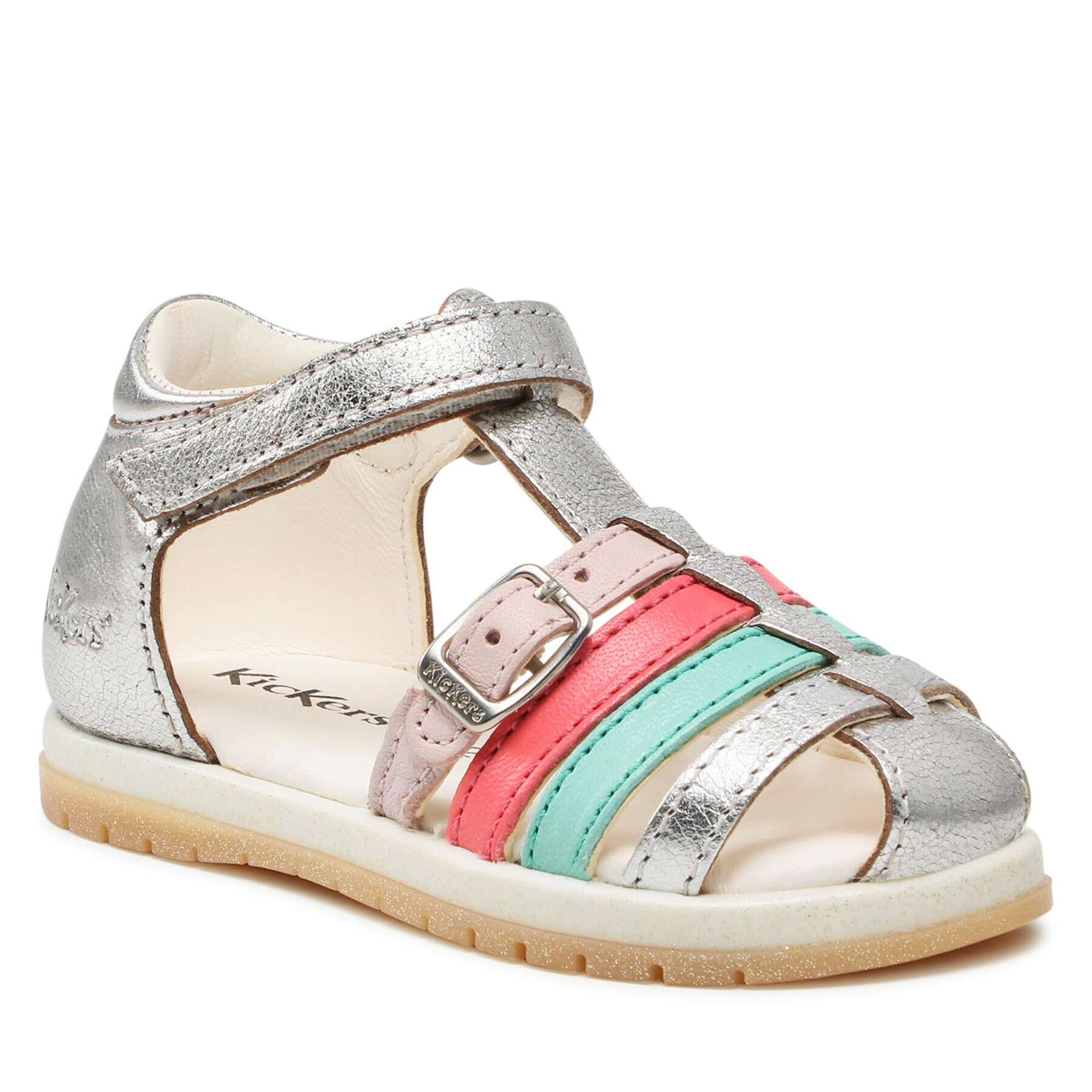 Kickers Сандали Gyana 894671-10 M Сребрист - Pepit.bg