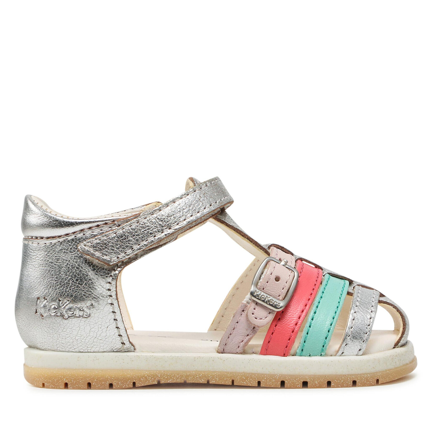 Kickers Сандали Gyana 894671-10 M Сребрист - Pepit.bg