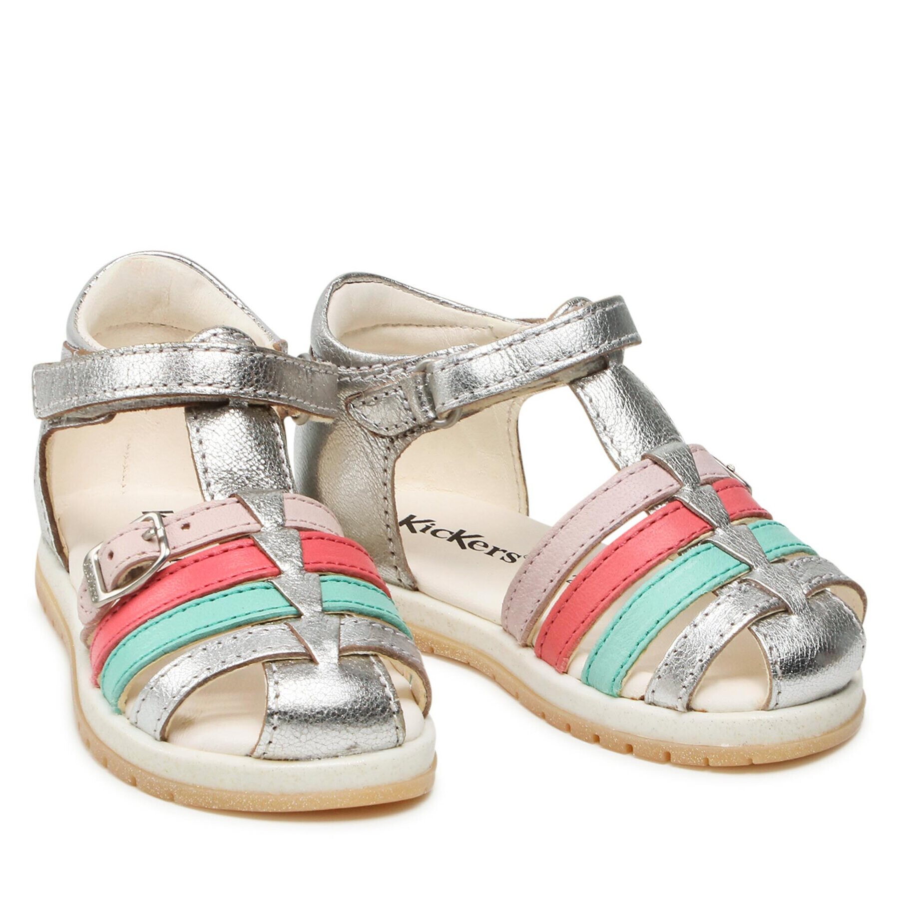 Kickers Сандали Gyana 894671-10 M Сребрист - Pepit.bg