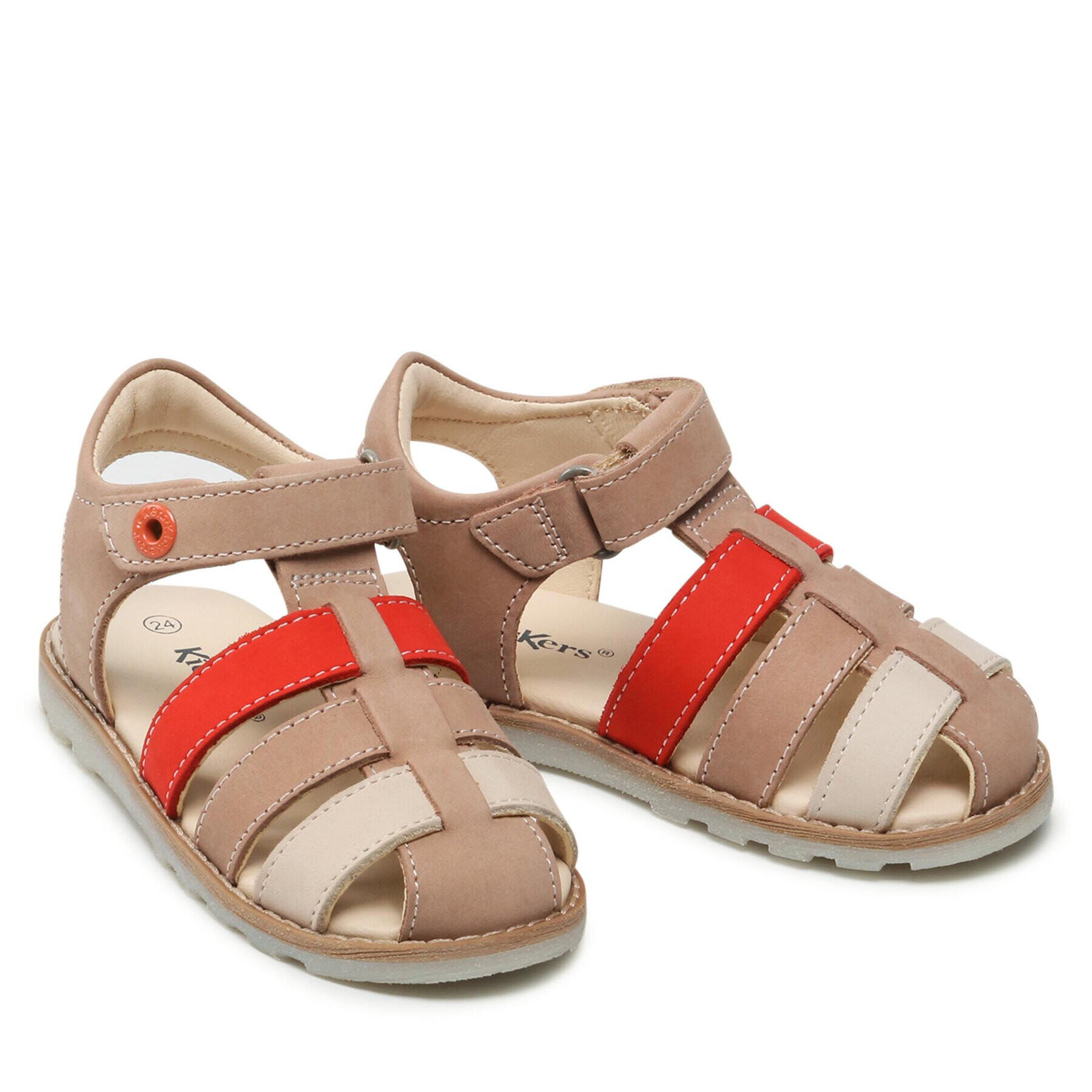 Kickers Сандали Nonosti 895190-10 S Бежов - Pepit.bg