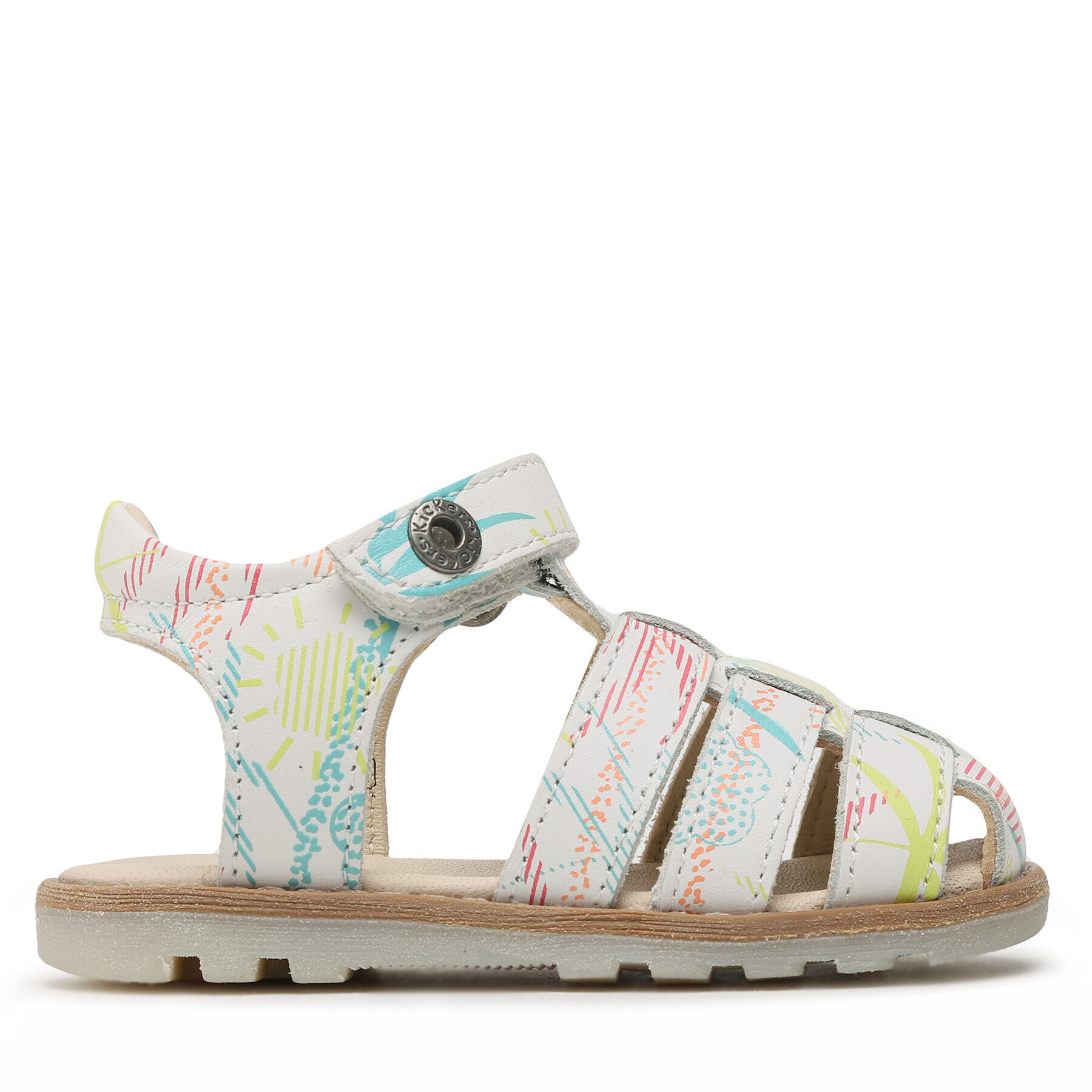 Kickers Сандали Nonosti 895196-10 M Бял - Pepit.bg