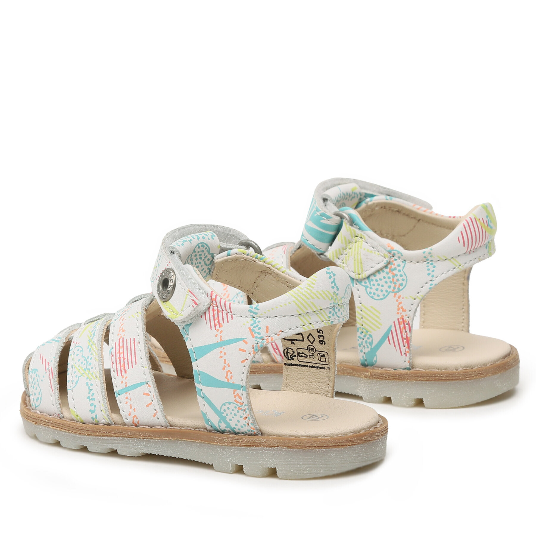 Kickers Сандали Nonosti 895196-10 M Бял - Pepit.bg