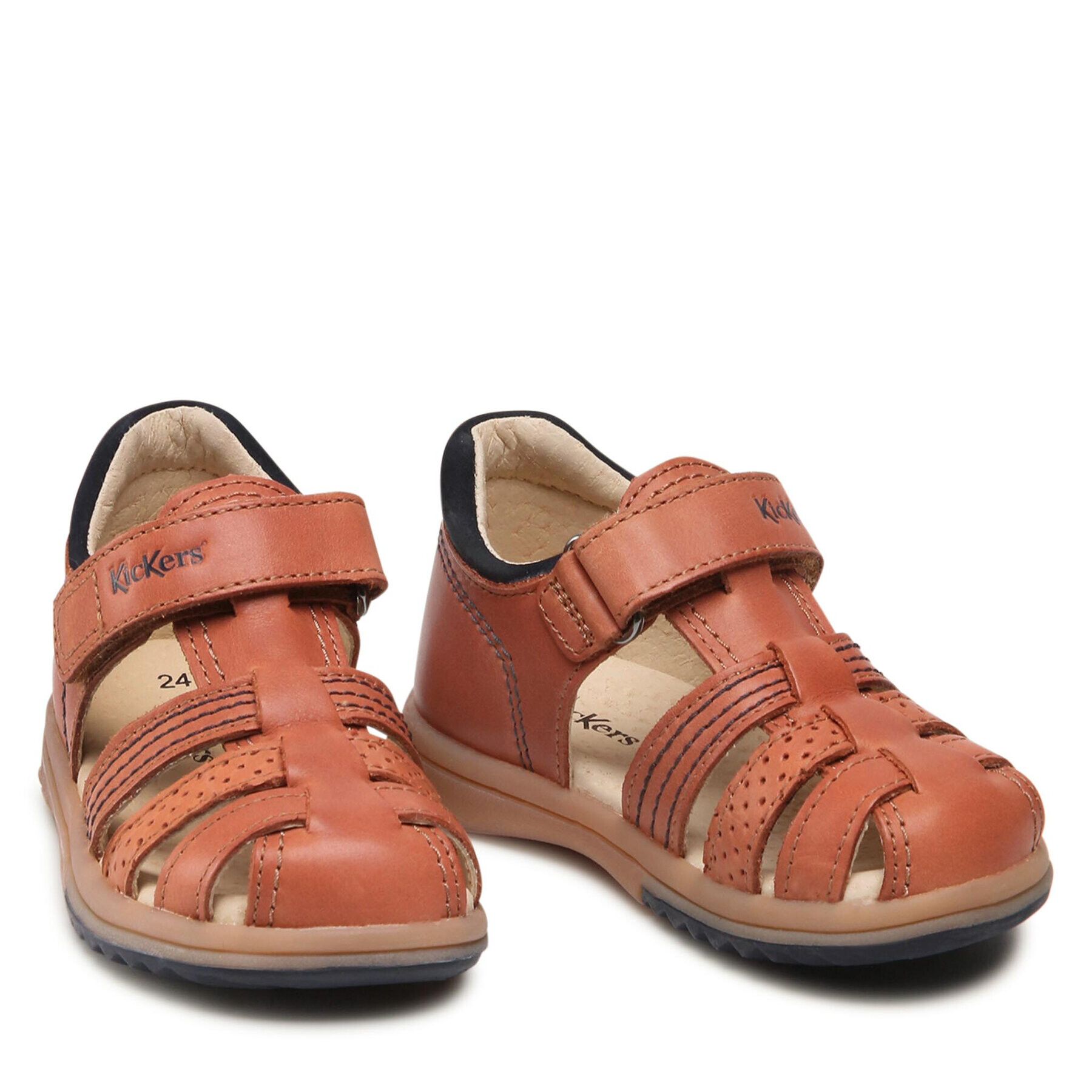Kickers Сандали Platiback 544884-10 Кафяв - Pepit.bg
