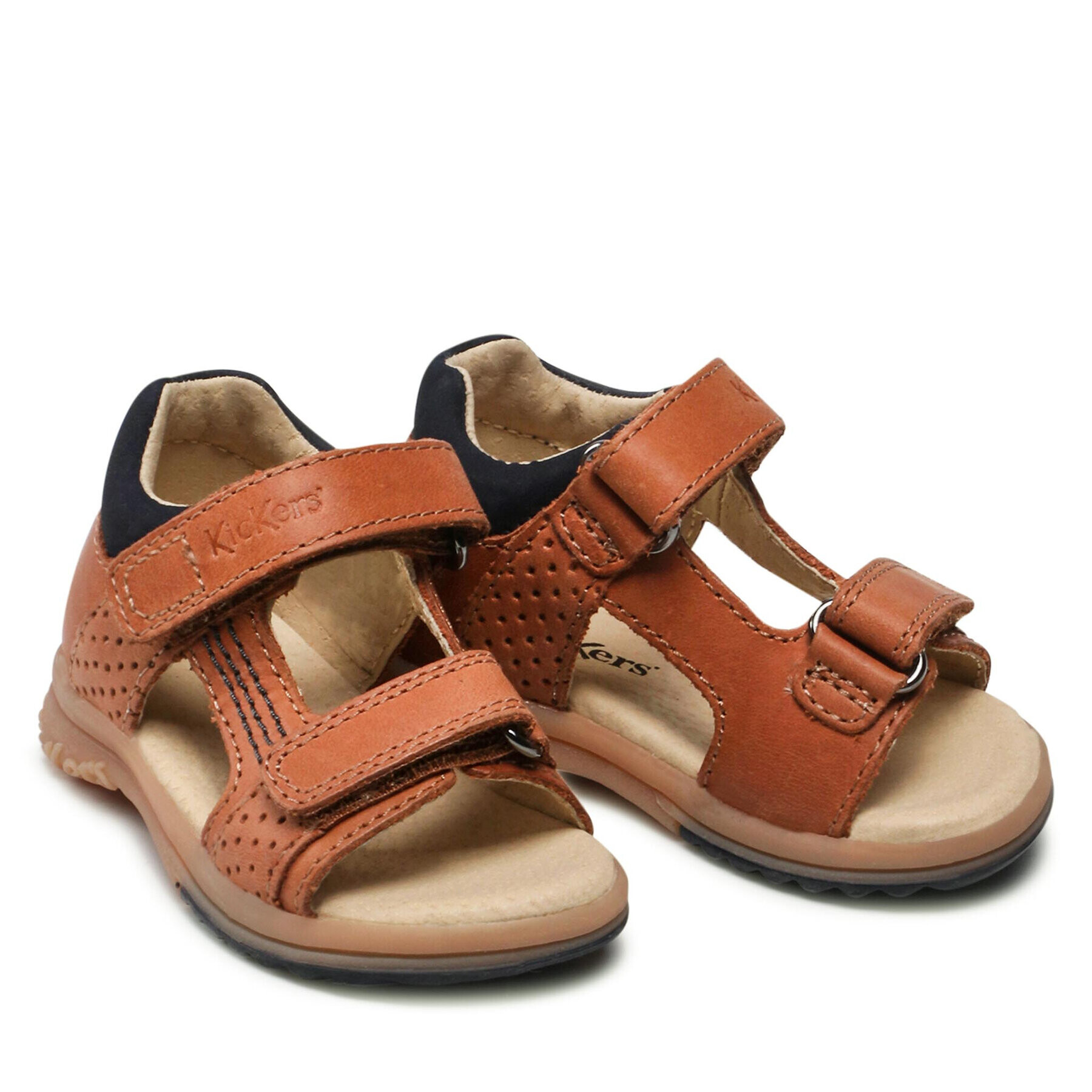 Kickers Сандали Plazabi 414746-10 M Кафяв - Pepit.bg