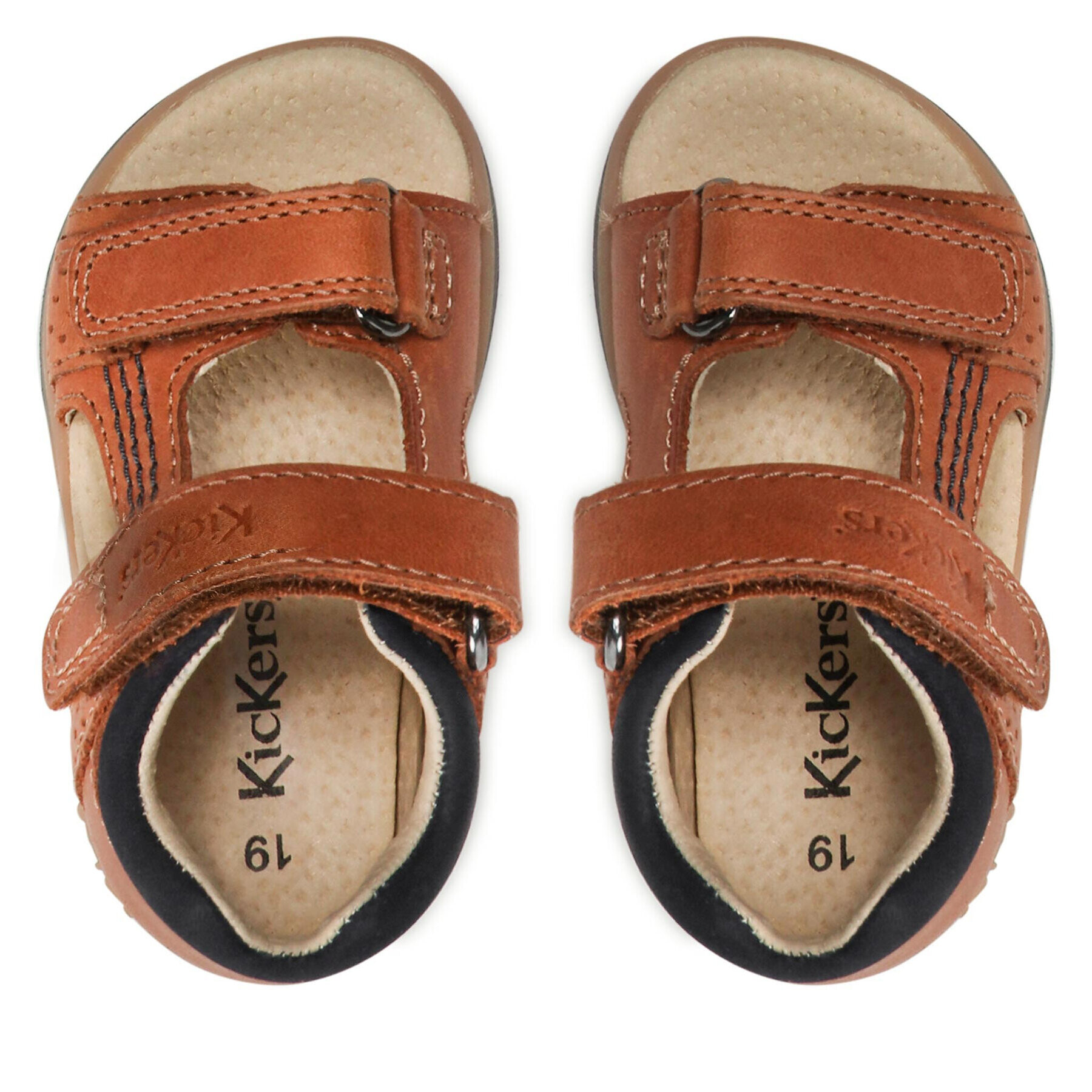 Kickers Сандали Plazabi 414746-10 M Кафяв - Pepit.bg