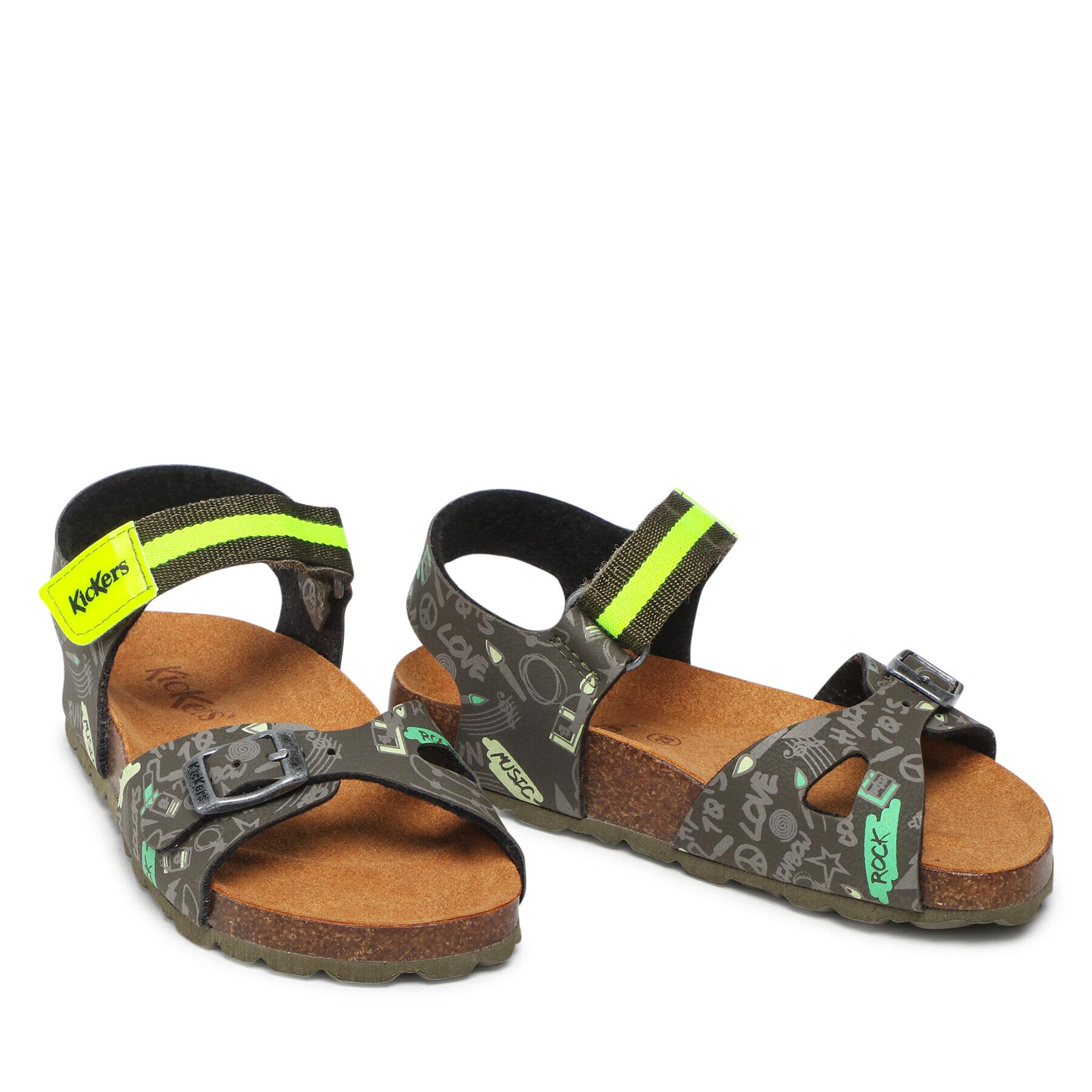 Kickers Сандали Sostreet 894910-30 S Зелен - Pepit.bg