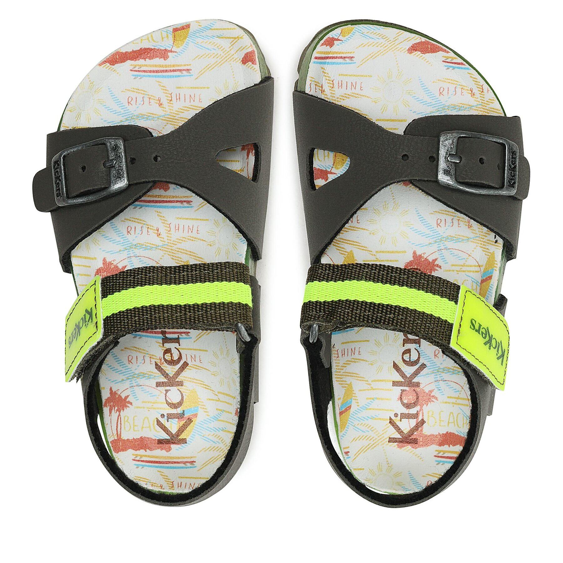 Kickers Сандали Sostreet 894911-30 M Каки - Pepit.bg
