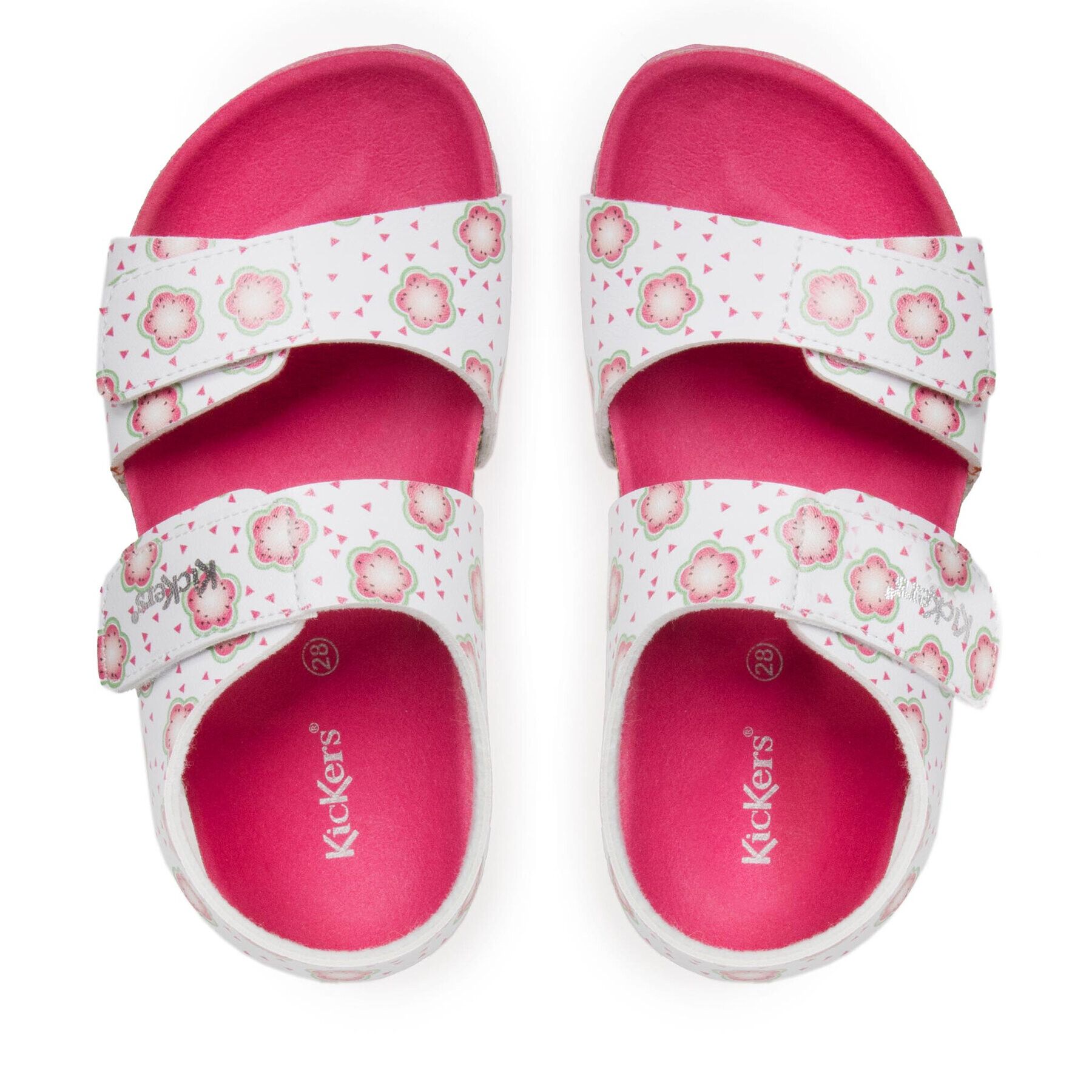 Kickers Сандали Summerkro 895450-30 Бял - Pepit.bg