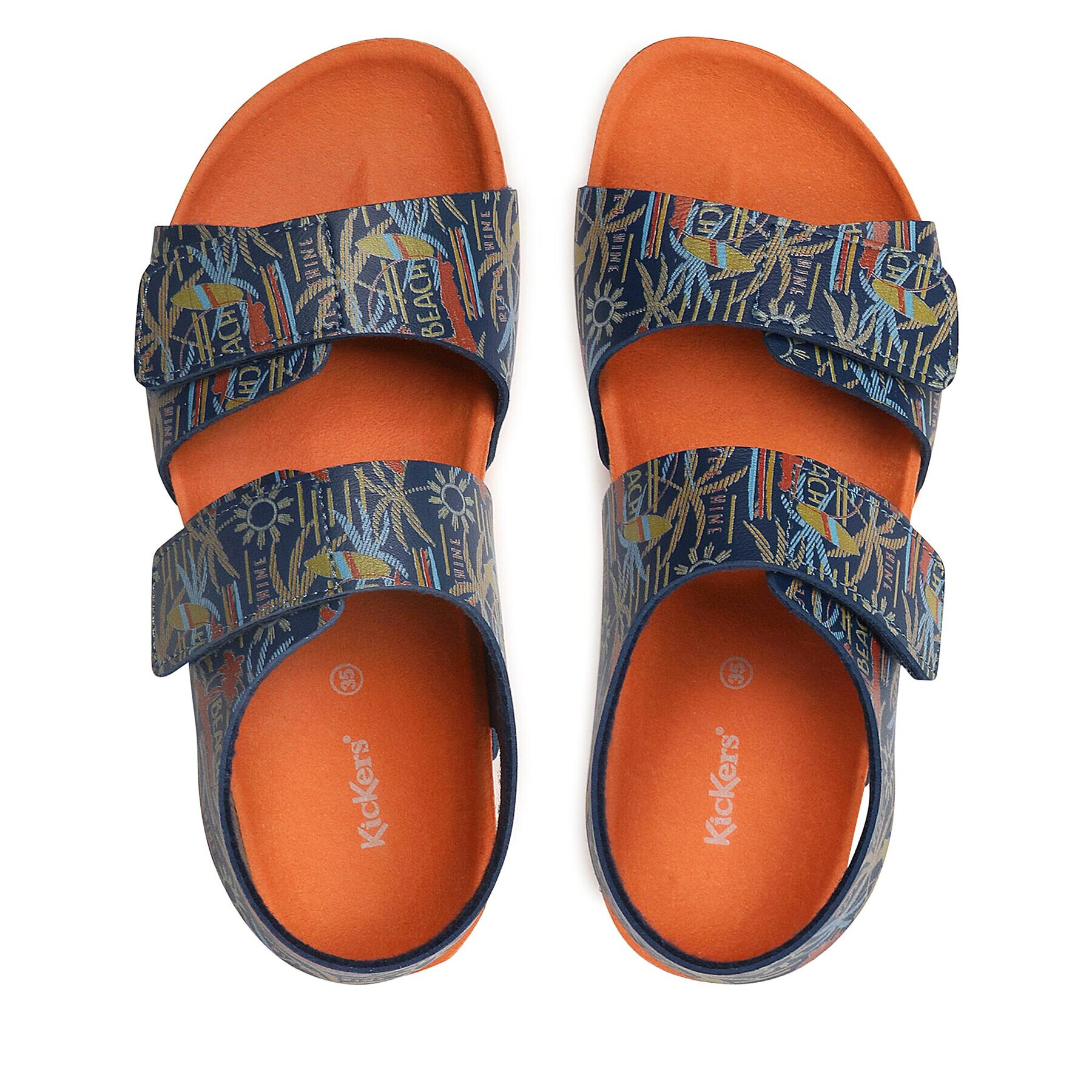 Kickers Сандали Summerkro 895454-30 S Тъмносин - Pepit.bg